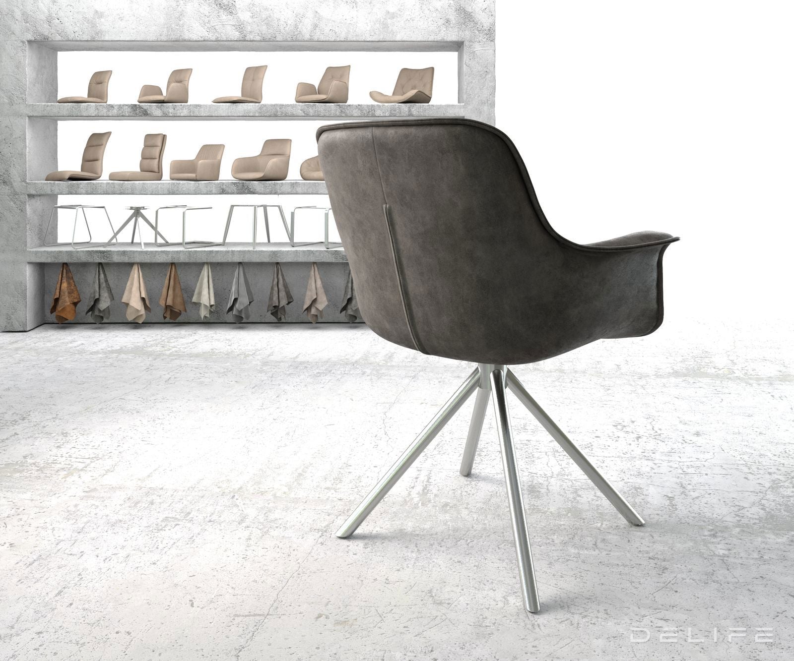 Blagovaonska stolica Kaira, Materijal: Mikrofibra