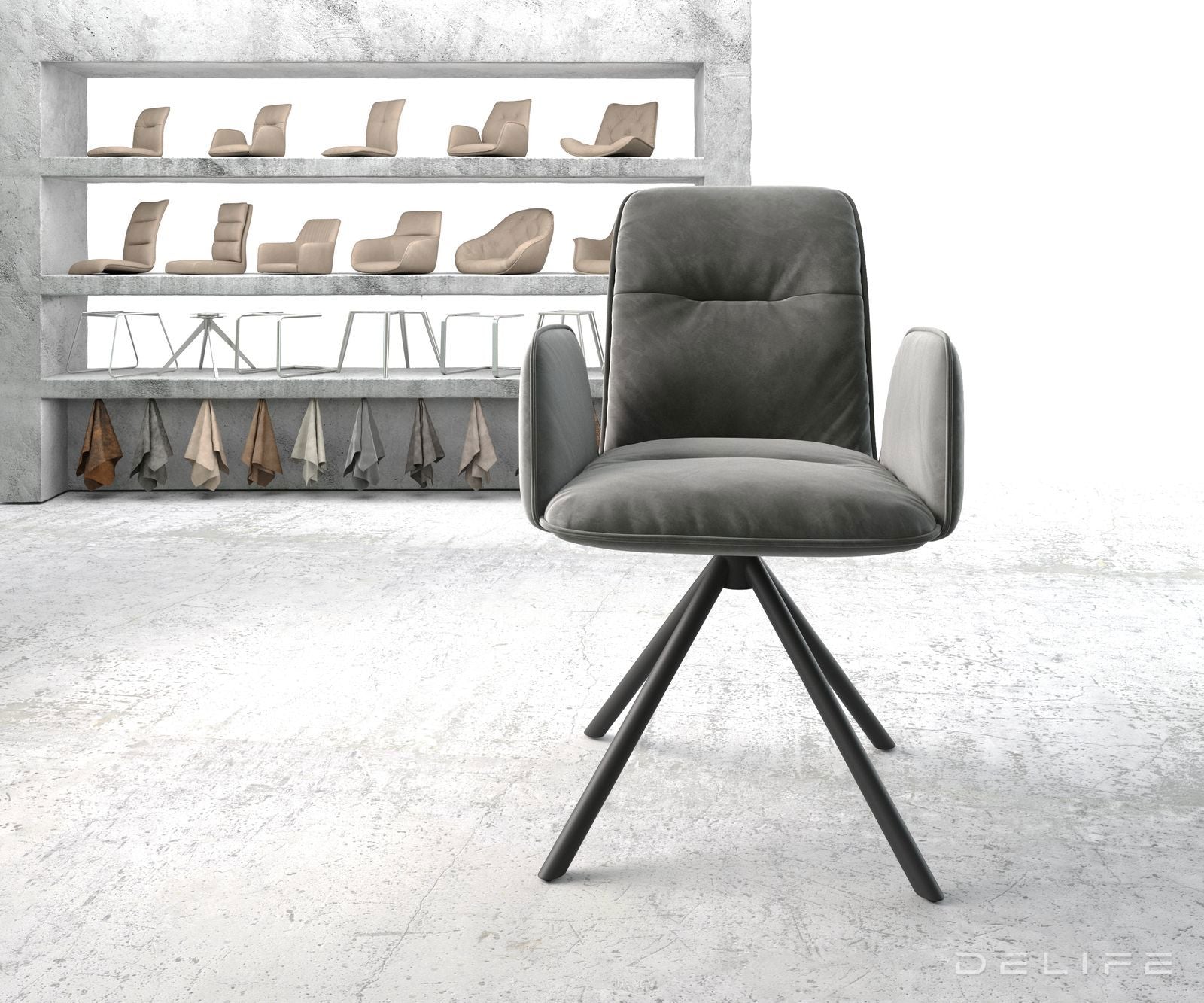 Blagovaonska stolica Vinja, Materijal: Baršun