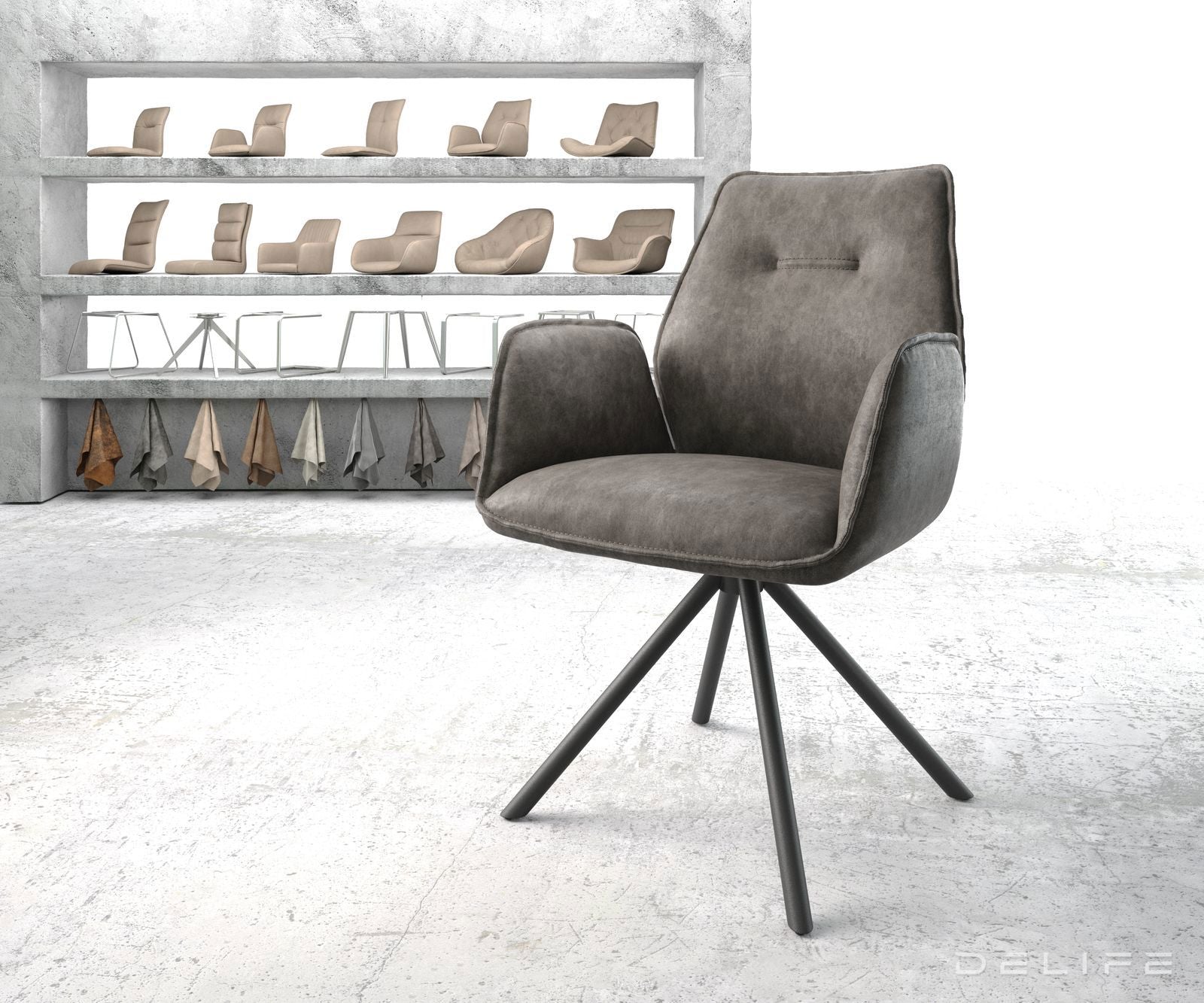 Blagovaonska stolica Zoa, Materijal: Mikrofibra