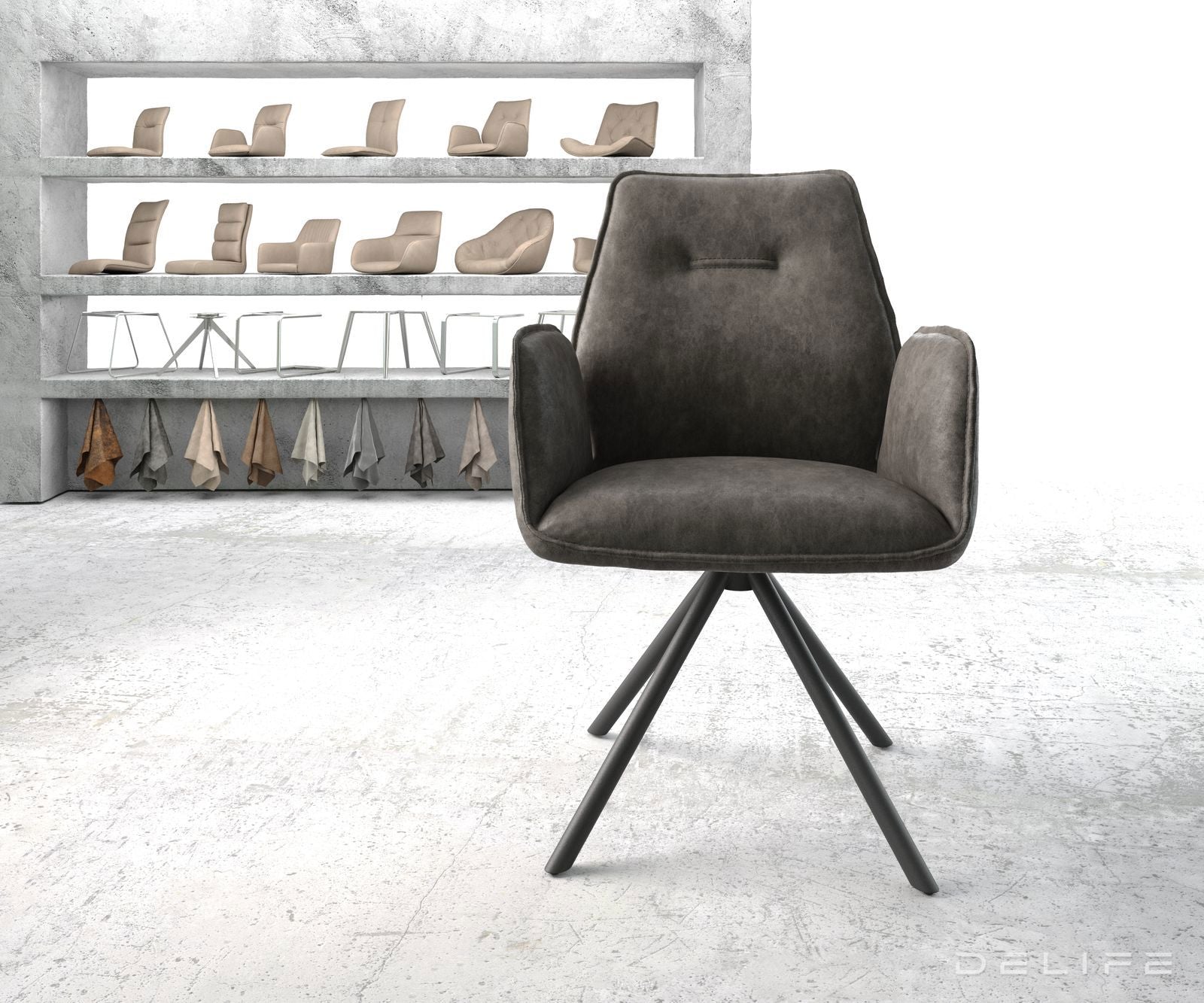 Blagovaonska stolica Zoa, Materijal: Mikrofibra