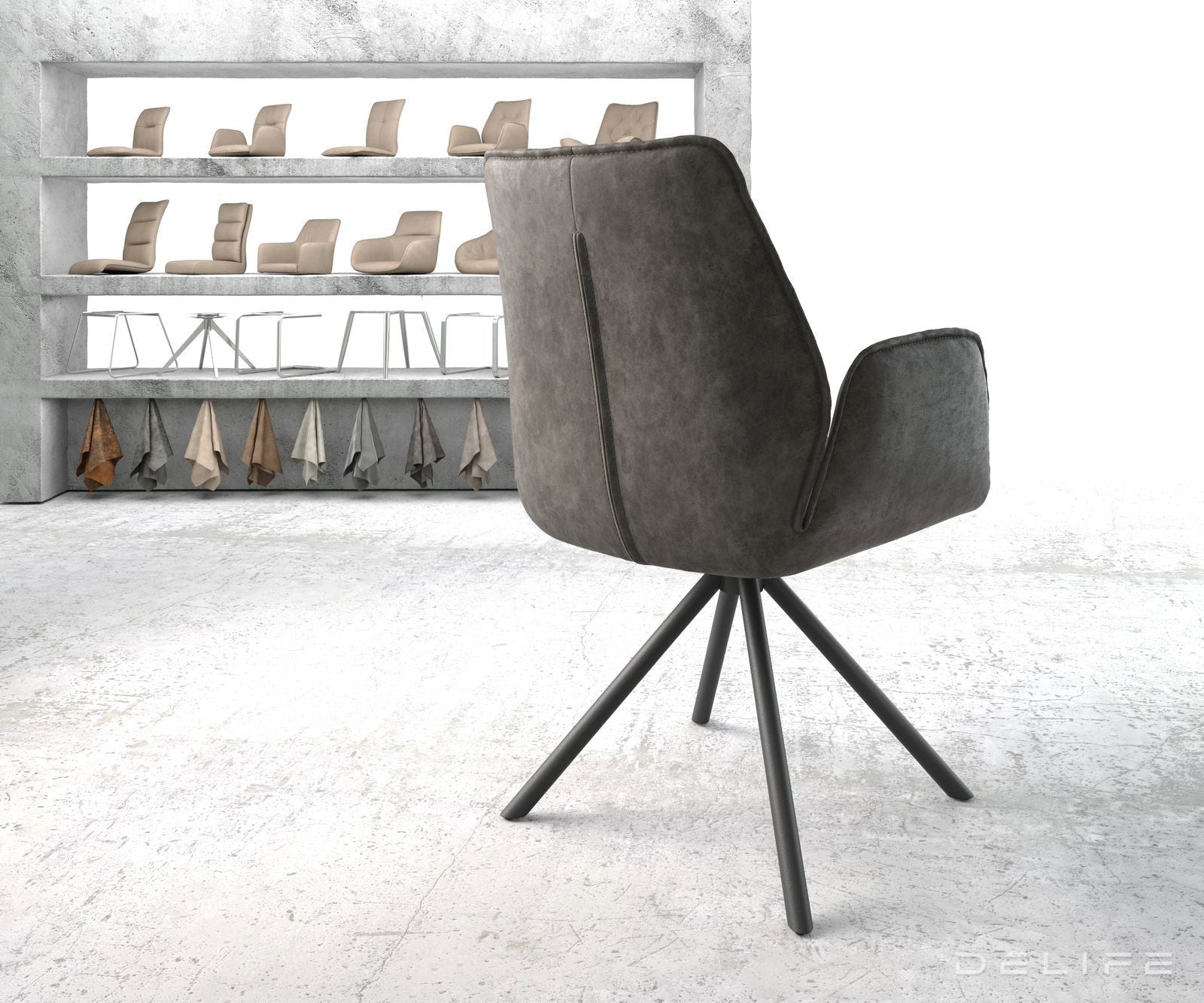 Blagovaonska stolica Zoa, Materijal: Mikrofibra