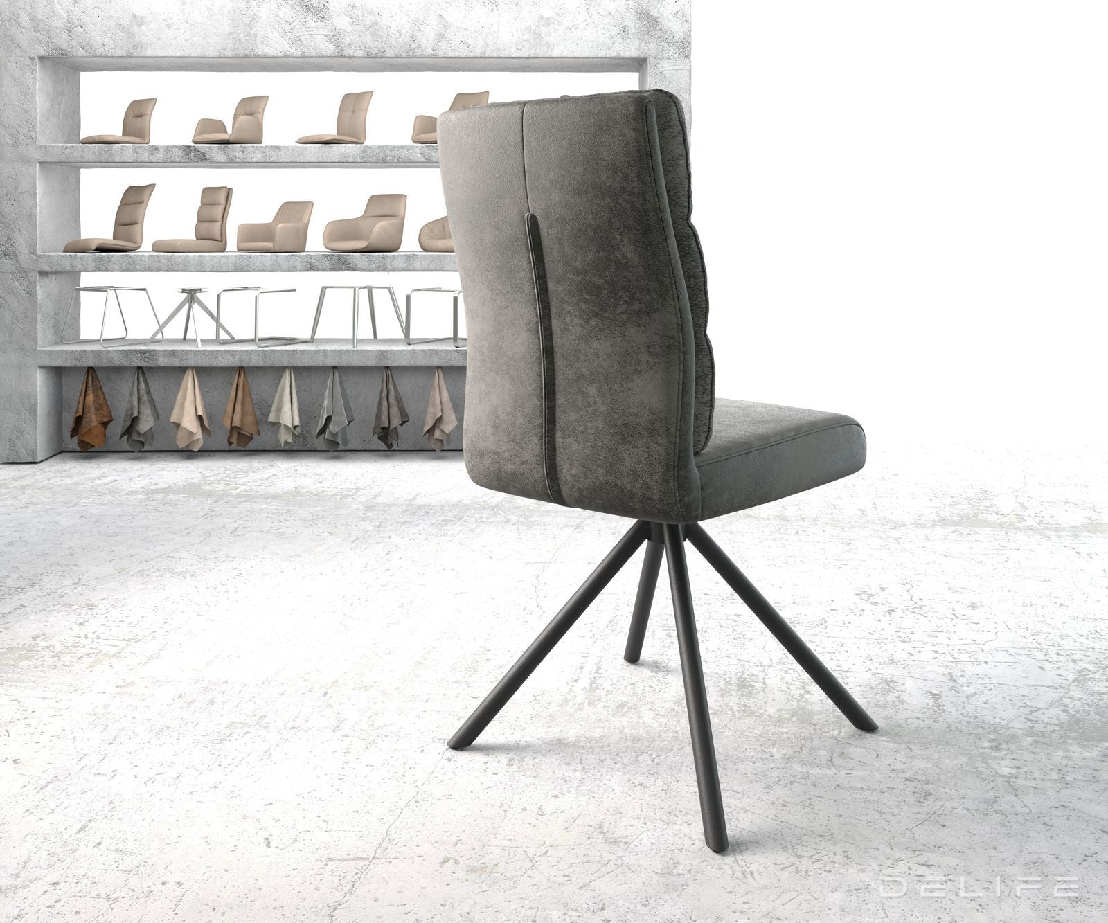 Blagovaonska stolica Pela, Materijal: Mikrofibra