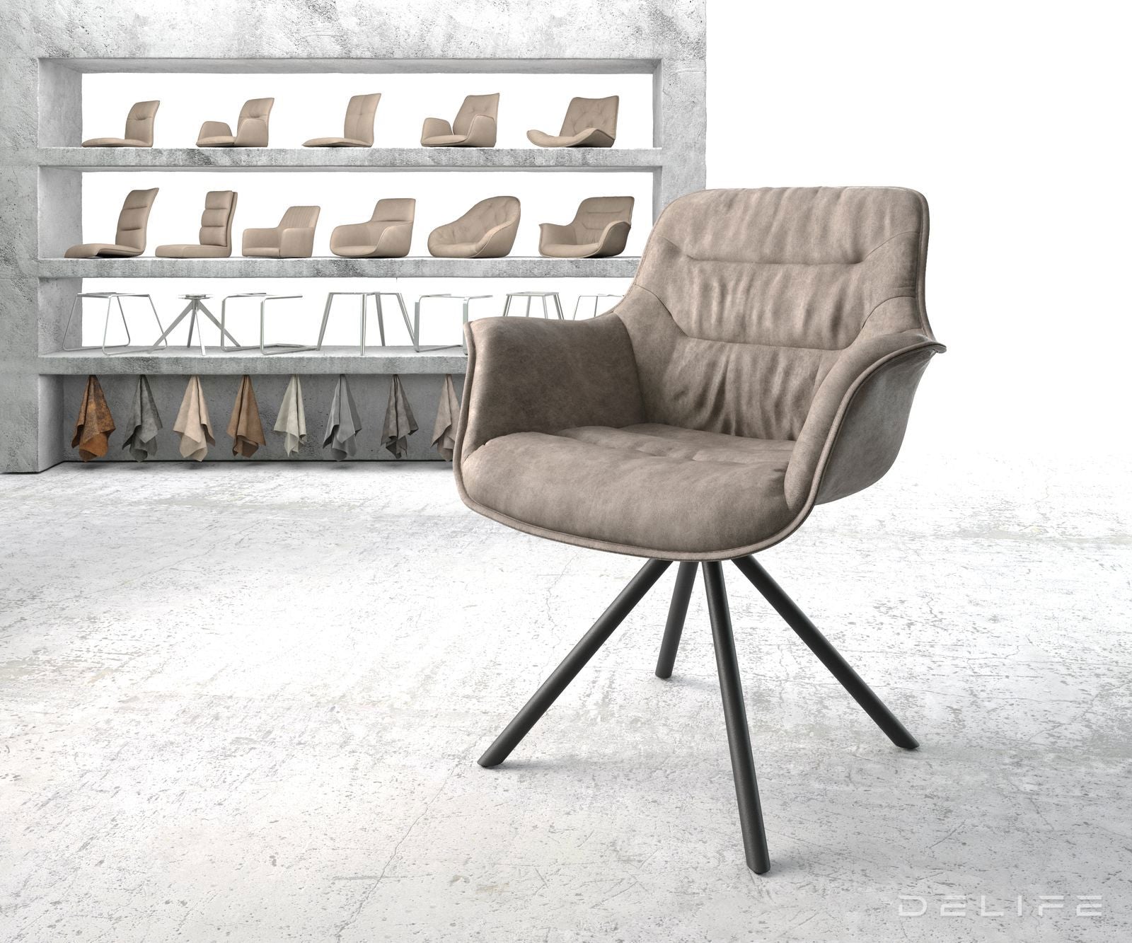 Blagovaonska stolica Kaira, Materijal: Mikrofibra