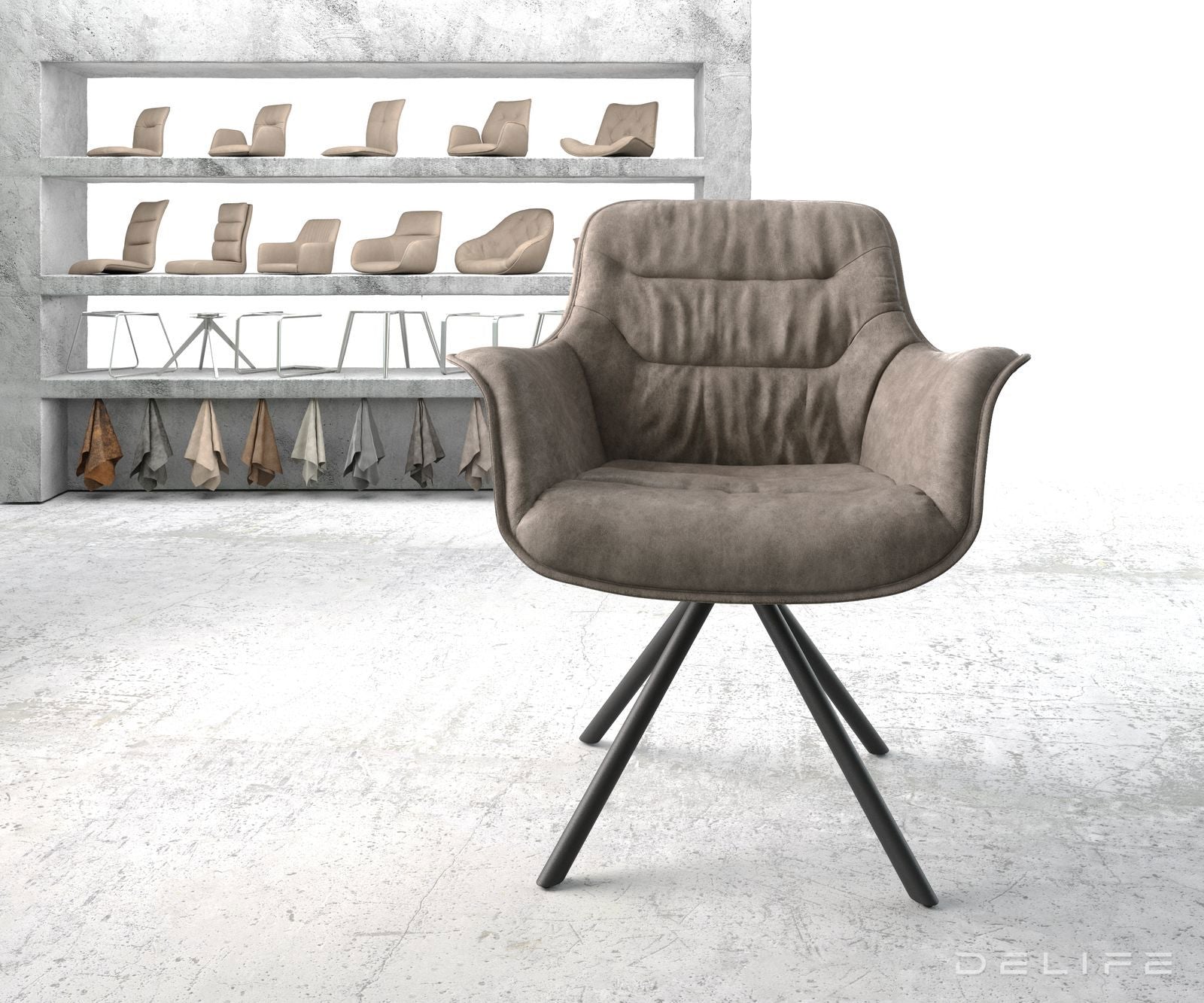 Blagovaonska stolica Kaira, Materijal: Mikrofibra