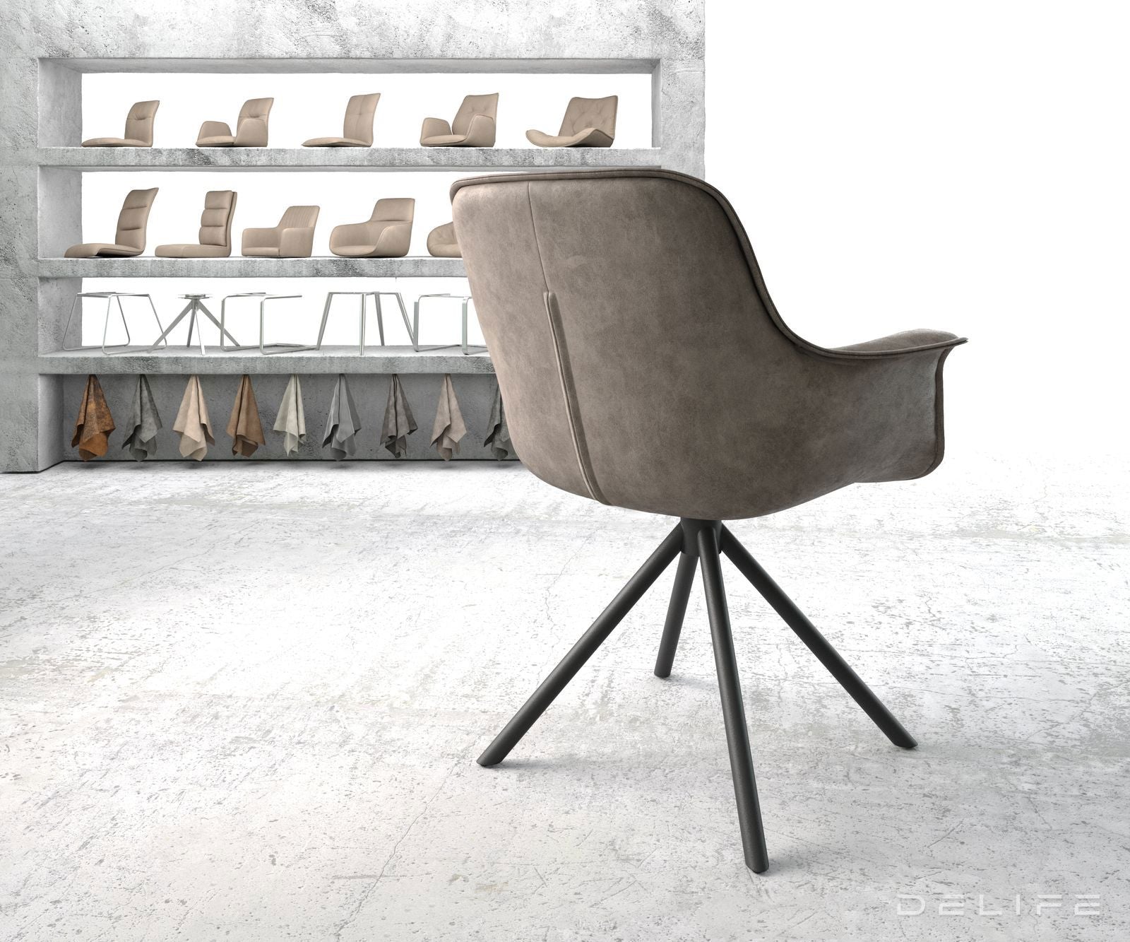 Blagovaonska stolica Kaira, Materijal: Mikrofibra