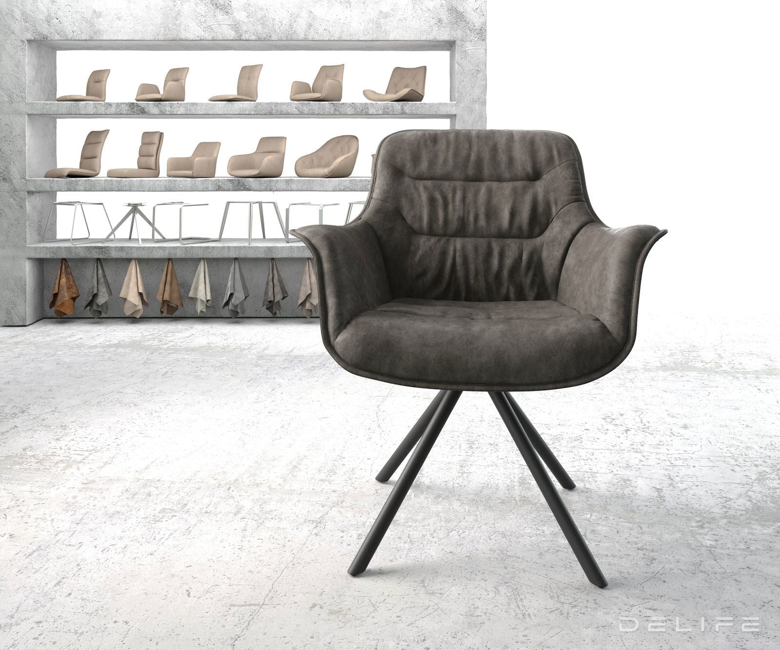 Blagovaonska stolica Kaira, Materijal: Mikrofibra