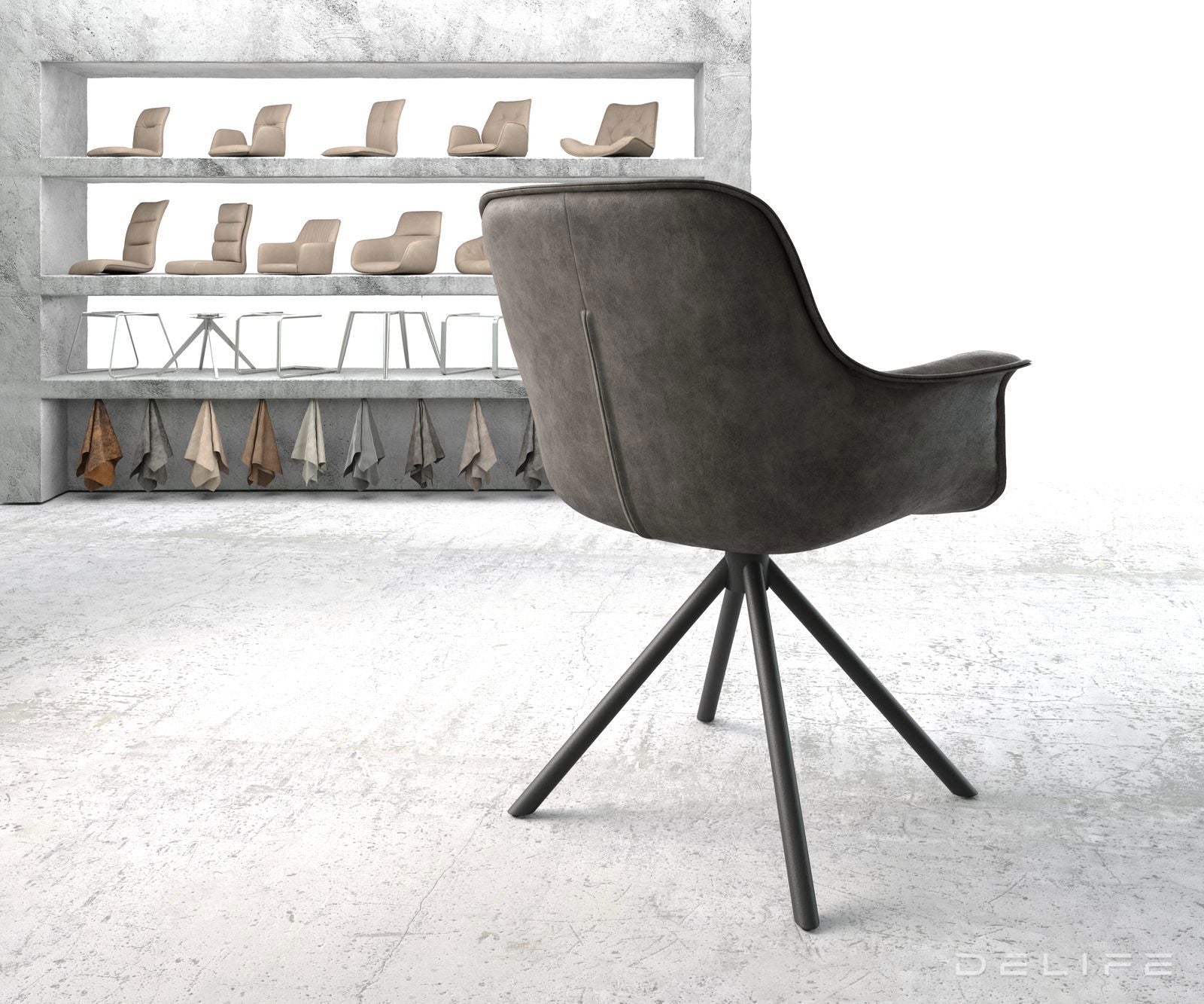 Blagovaonska stolica Kaira, Materijal: Mikrofibra