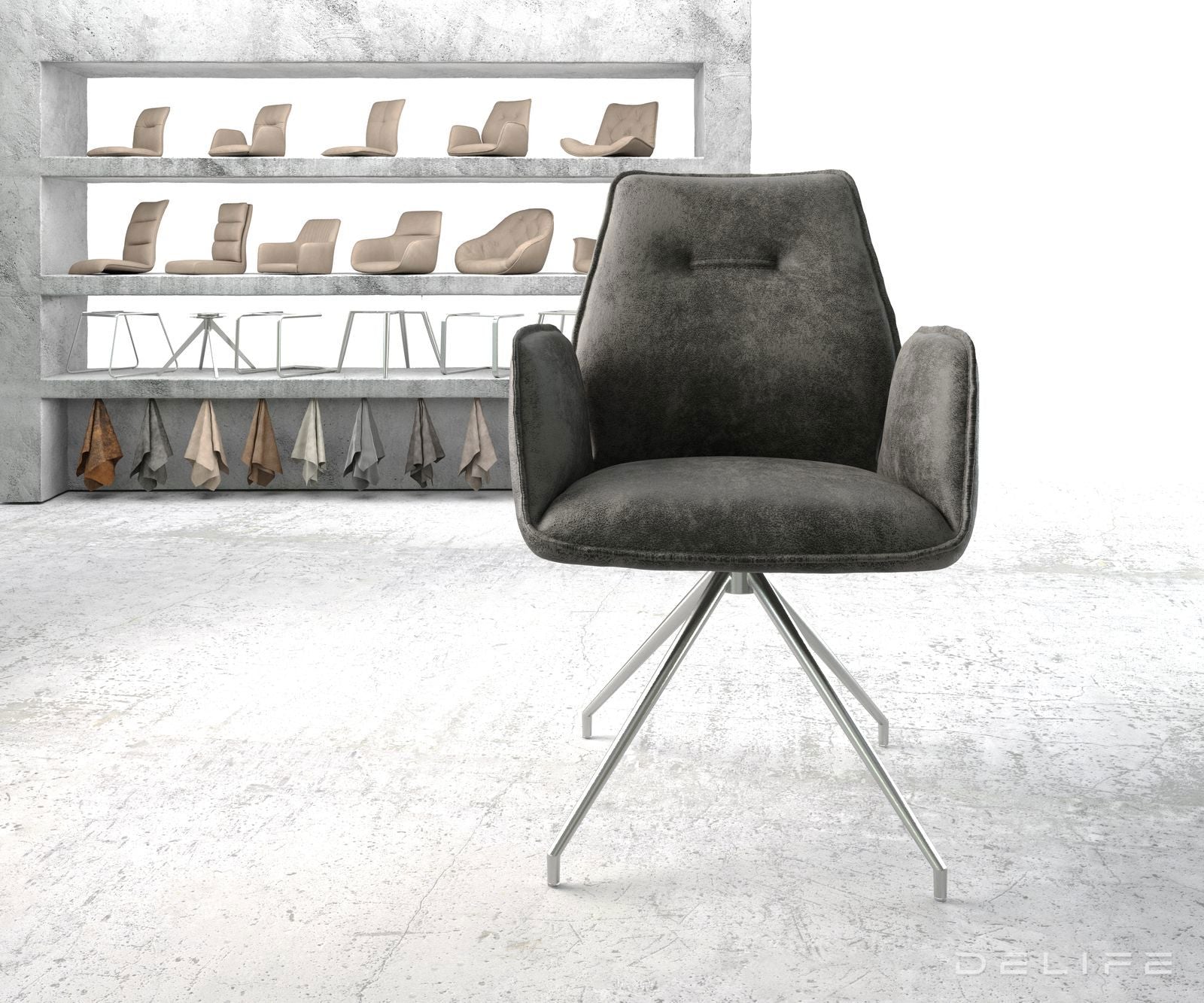 Blagovaonska stolica Zoa, Materijal: Mikrofibra