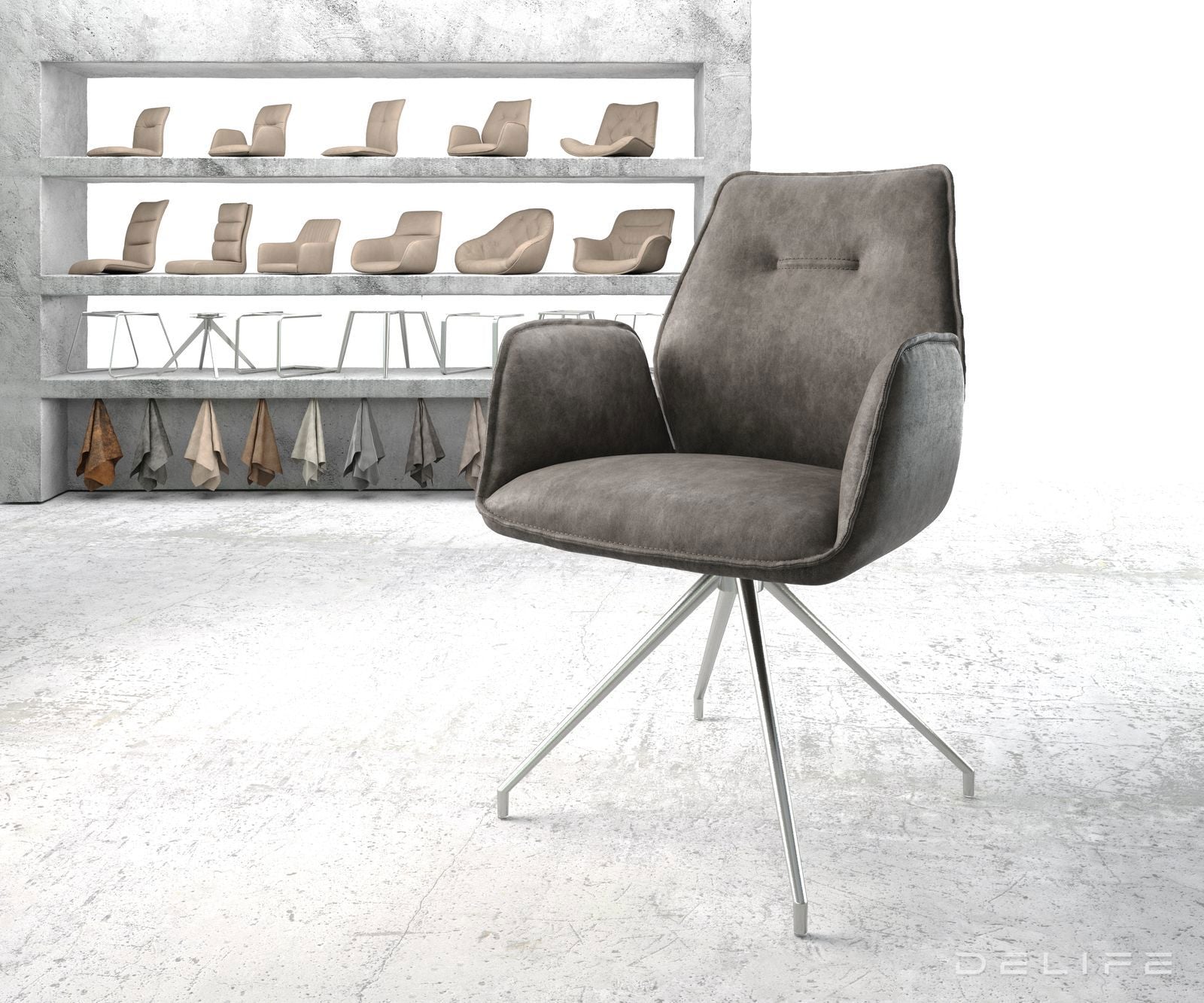 Blagovaonska stolica Zoa, Materijal: Mikrofibra