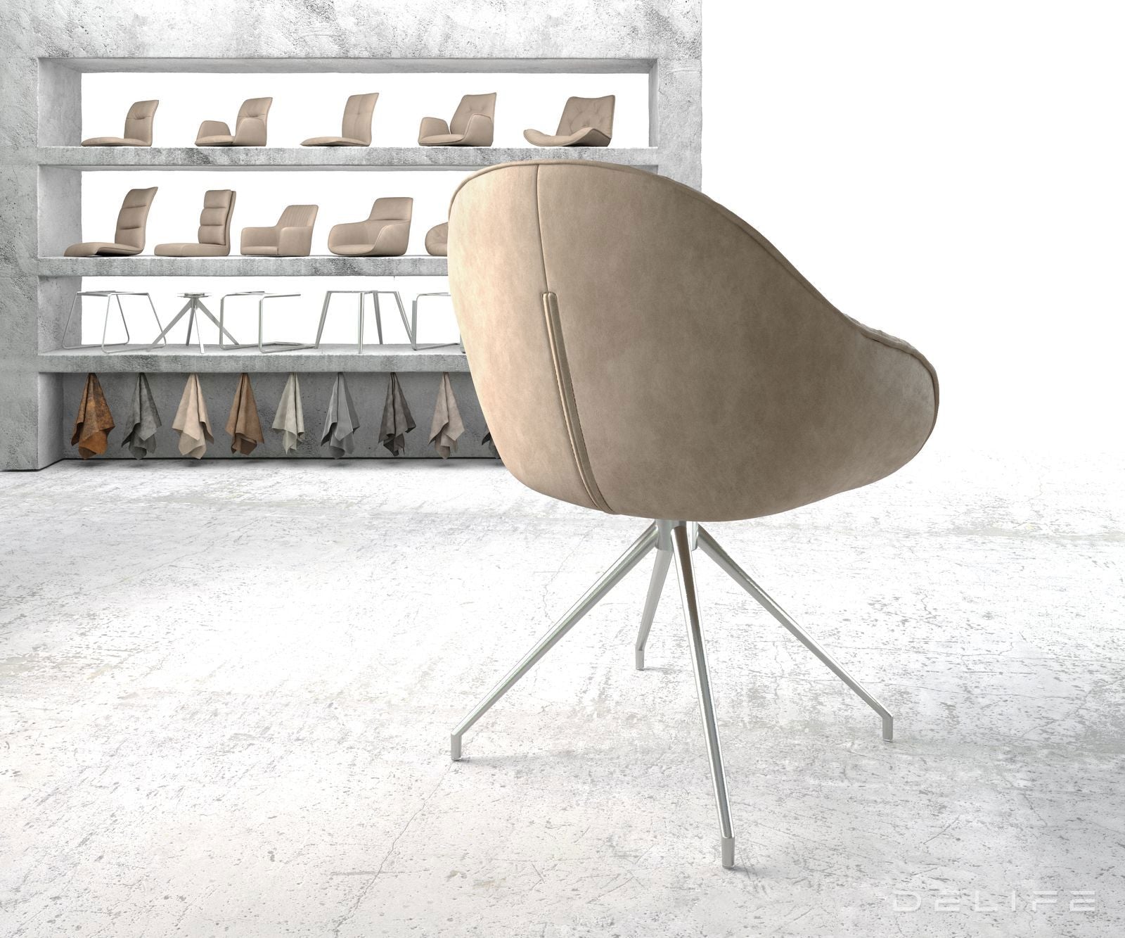 Blagovaonska stolica Gaio, Materijal: Mikrofibra