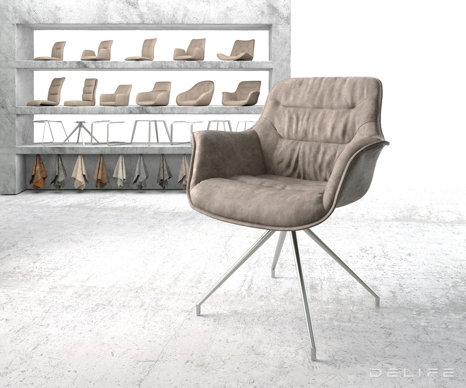 Blagovaonska stolica Kaira, Materijal: Mikrofibra