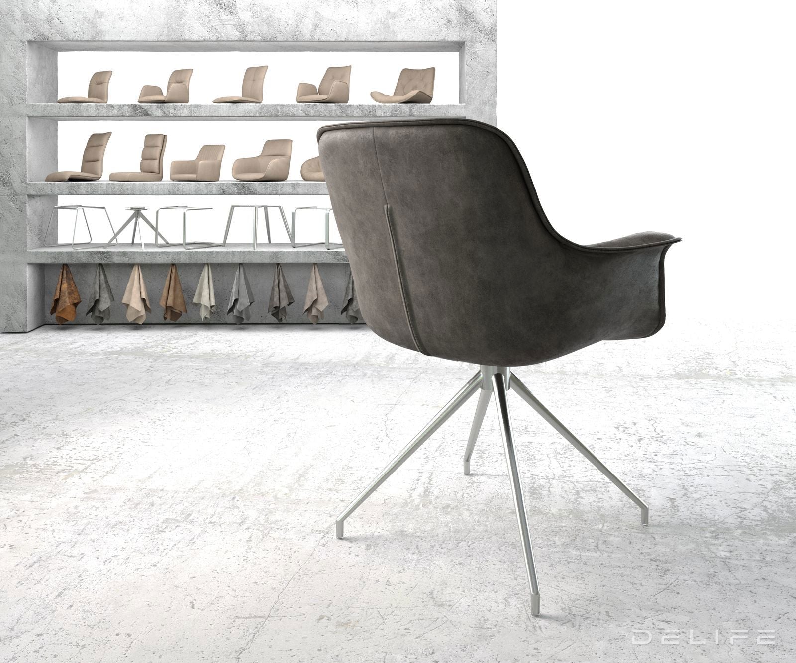 Blagovaonska stolica Kaira, Materijal: Mikrofibra