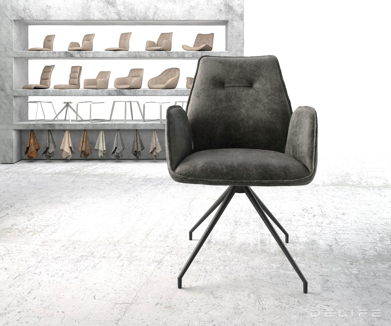 Blagovaonska stolica Zoa, Materijal: Mikrofibra