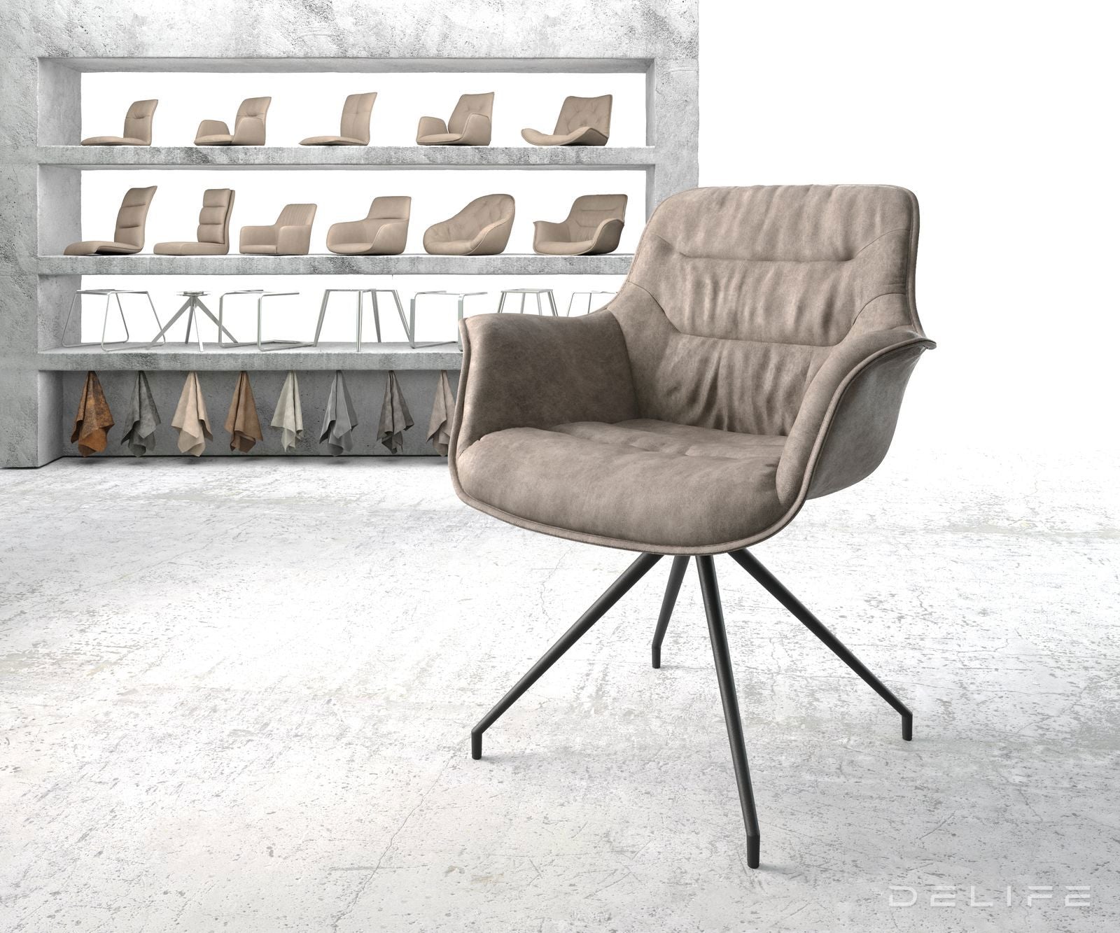 Blagovaonska stolica Kaira, Materijal: Mikrofibra