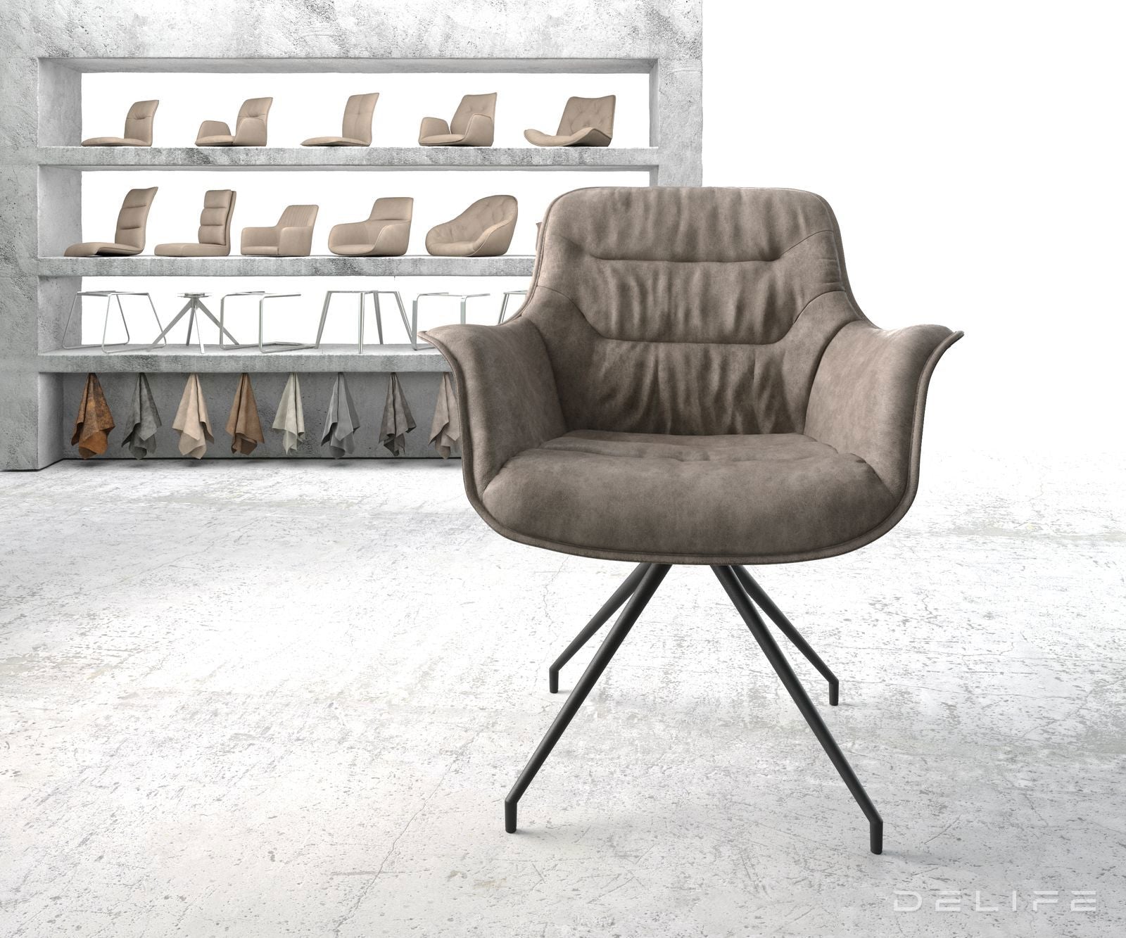 Blagovaonska stolica Kaira, Materijal: Mikrofibra