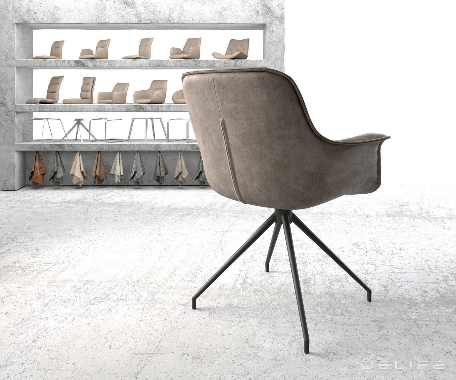 Blagovaonska stolica Kaira, Materijal: Mikrofibra