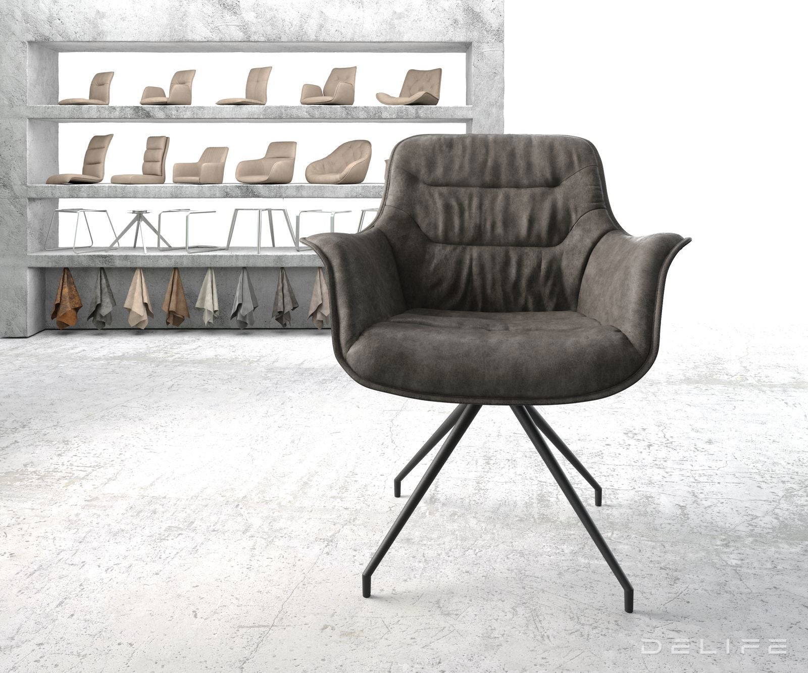 Blagovaonska stolica Kaira, Materijal: Mikrofibra