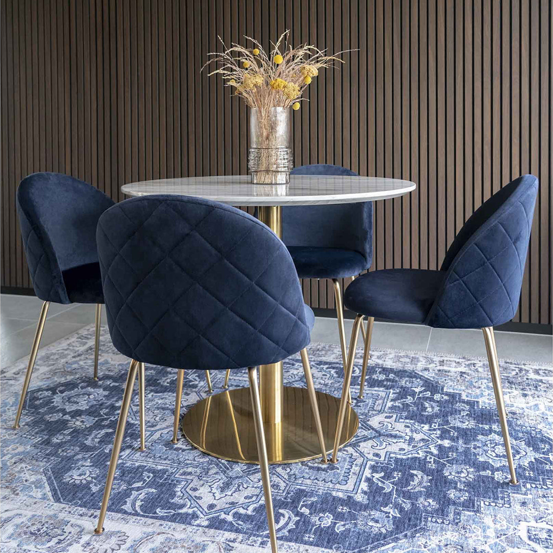 Fiksni stol Bolzano 90x75cm, Materijal: MDF/Čelik