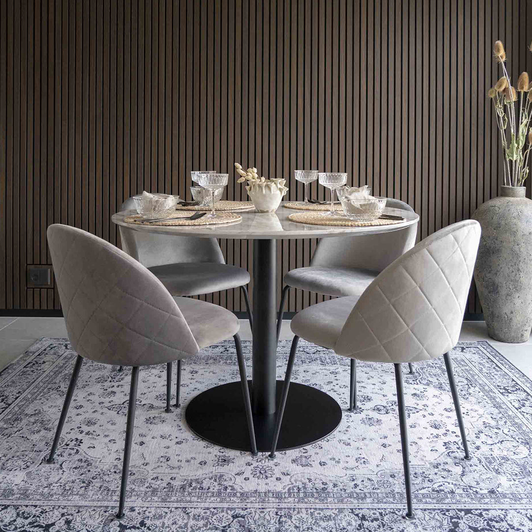 Fiksni stol Bolzano, Materijal: MDF/Čelik