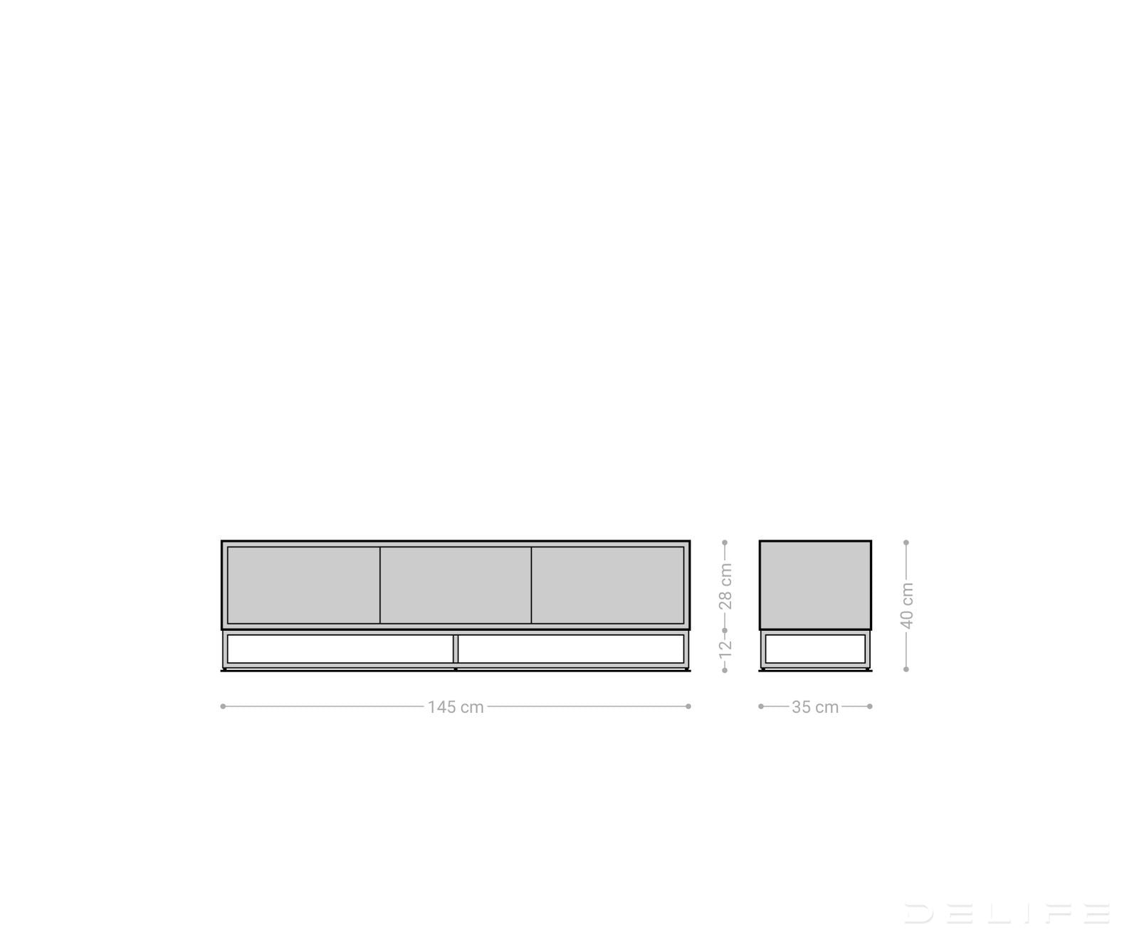 Komoda Famke, Materijal: Mango