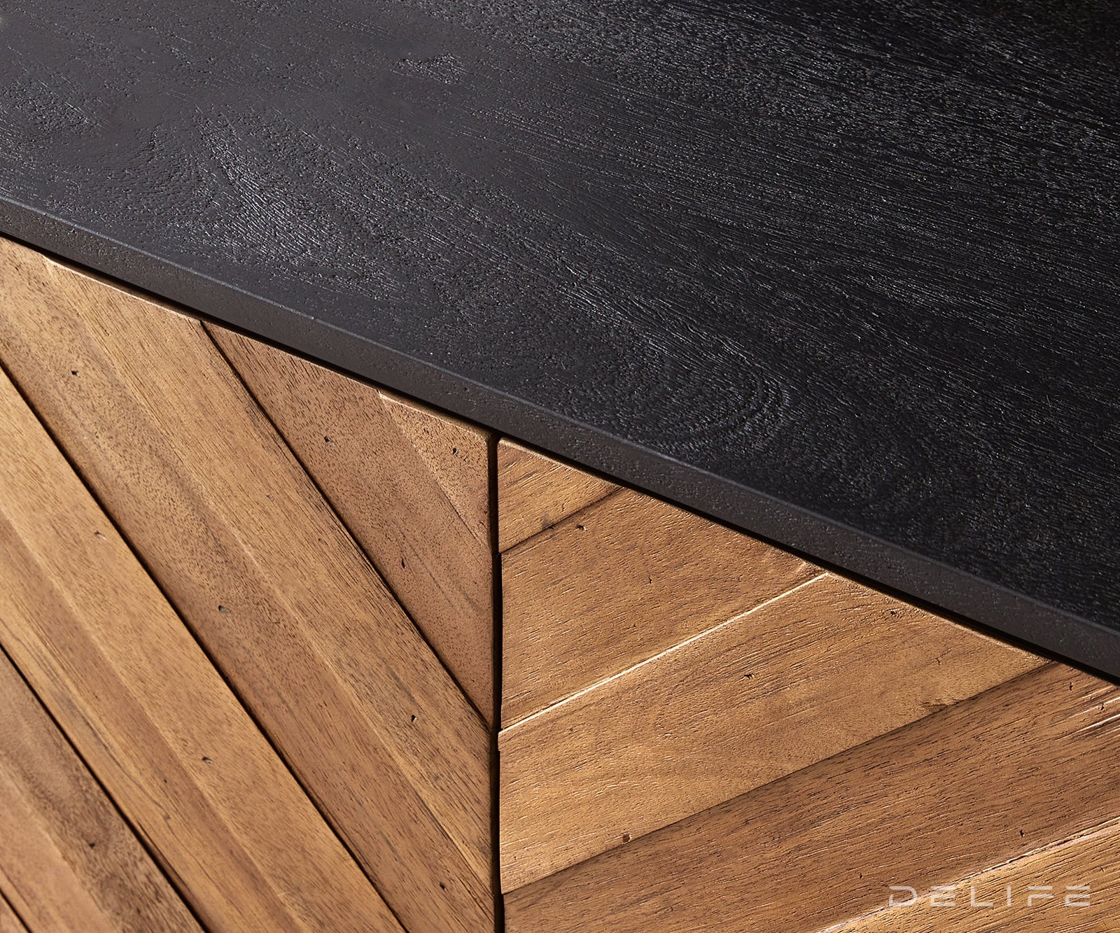 Visoka komoda Famke 120cm, Materijal: Mango