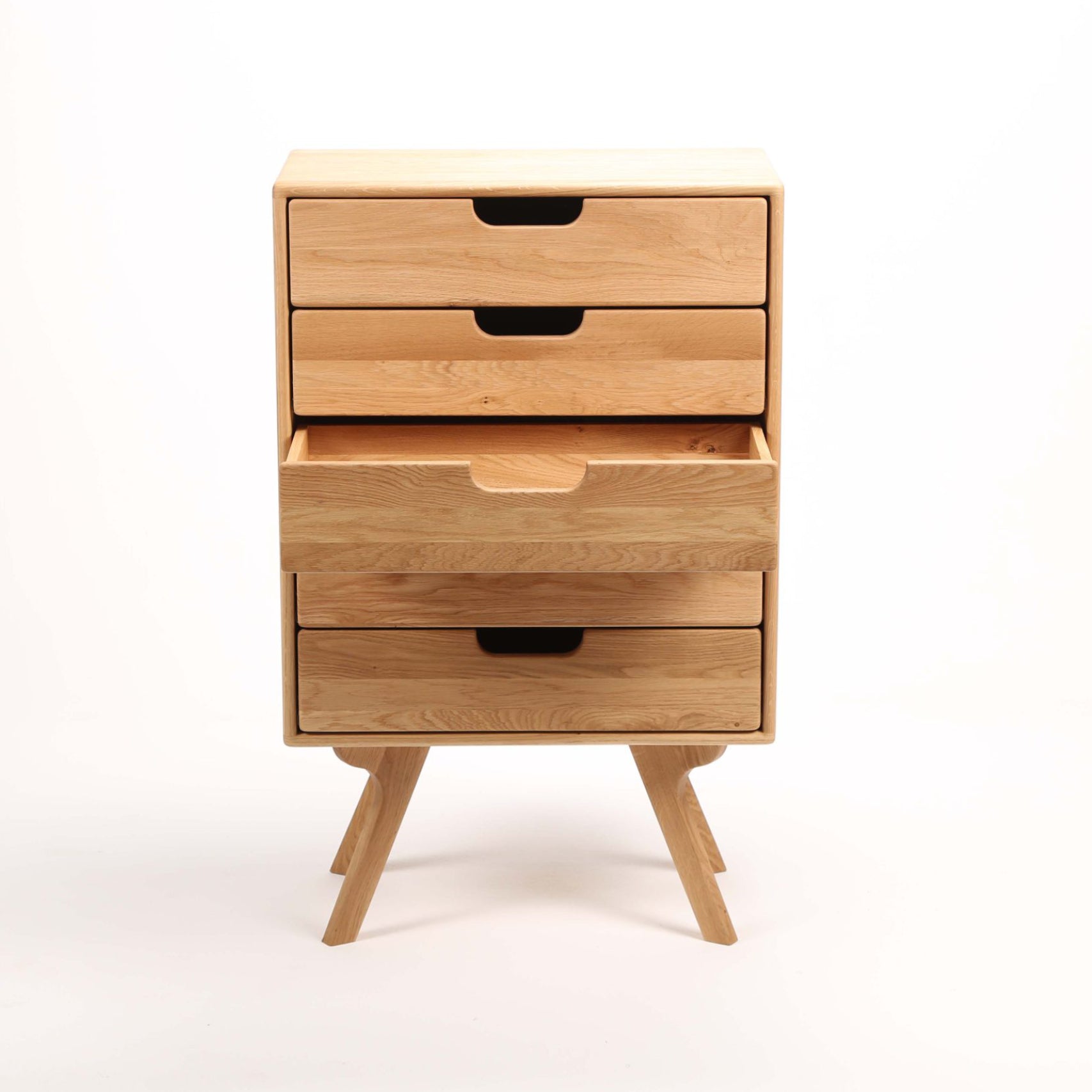Komoda Amadeo 66x110cm, Materijal: Puno drvo Hrast
