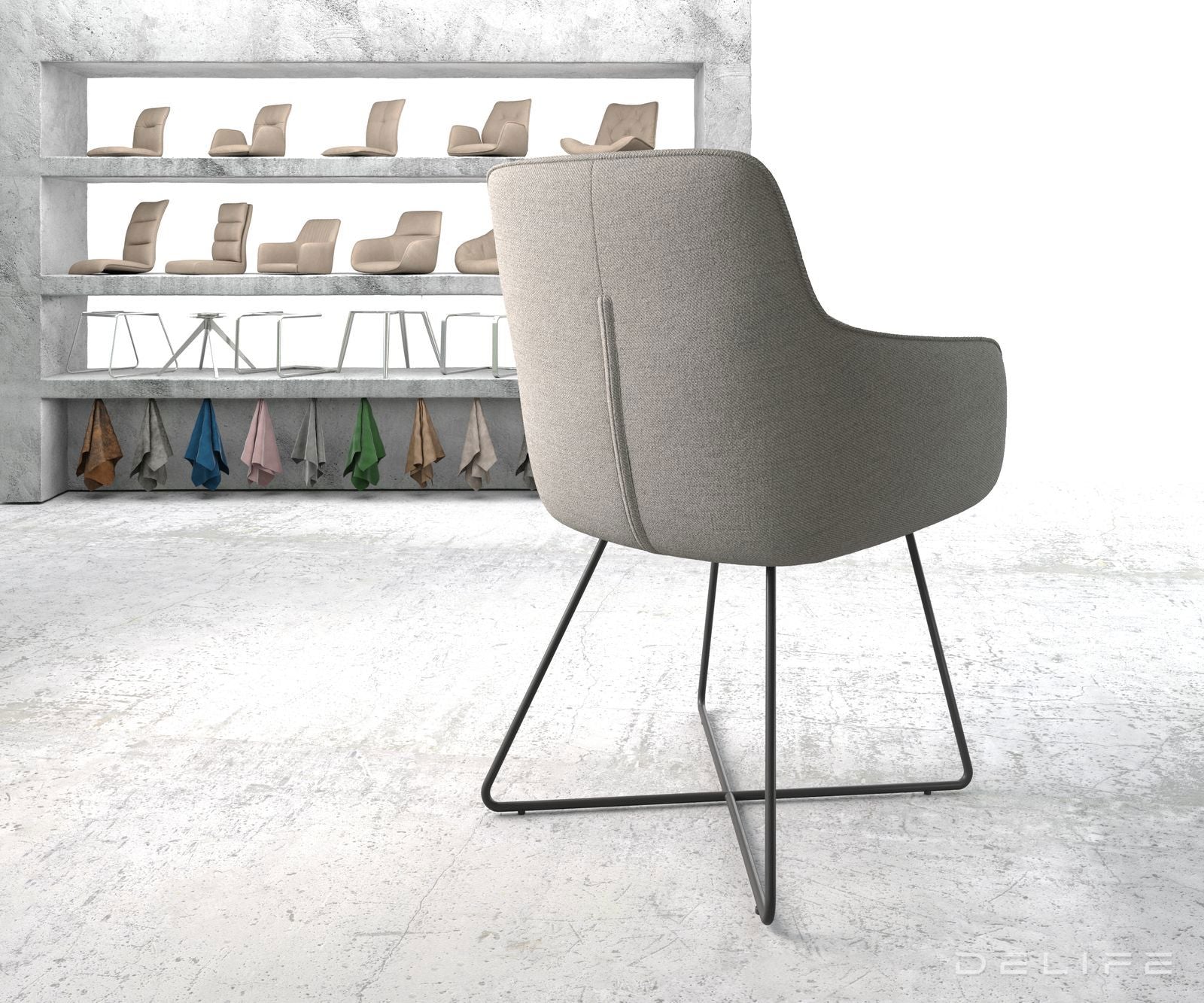 Blagovaonska stolica Pejo, Materijal: Ravno tkanje