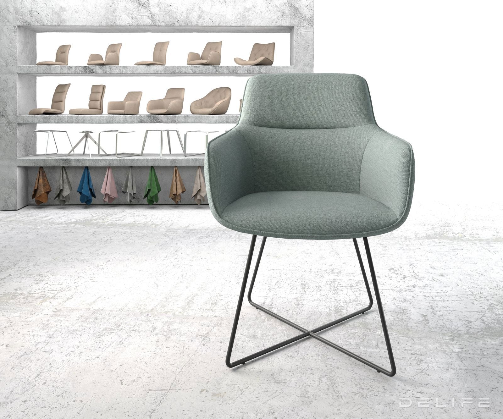 Blagovaonska stolica Pejo, Materijal: Ravno tkanje