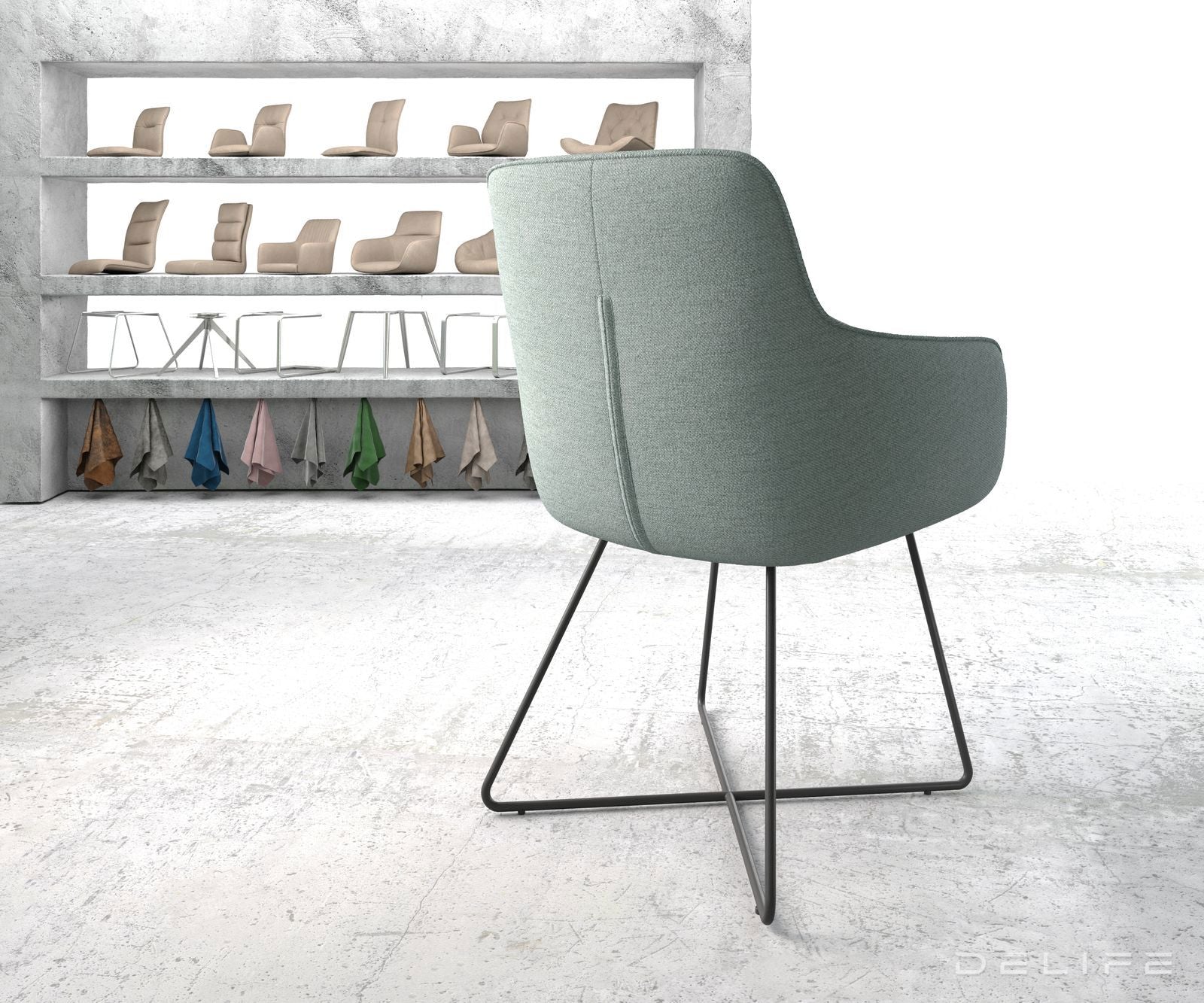 Blagovaonska stolica Pejo, Materijal: Ravno tkanje