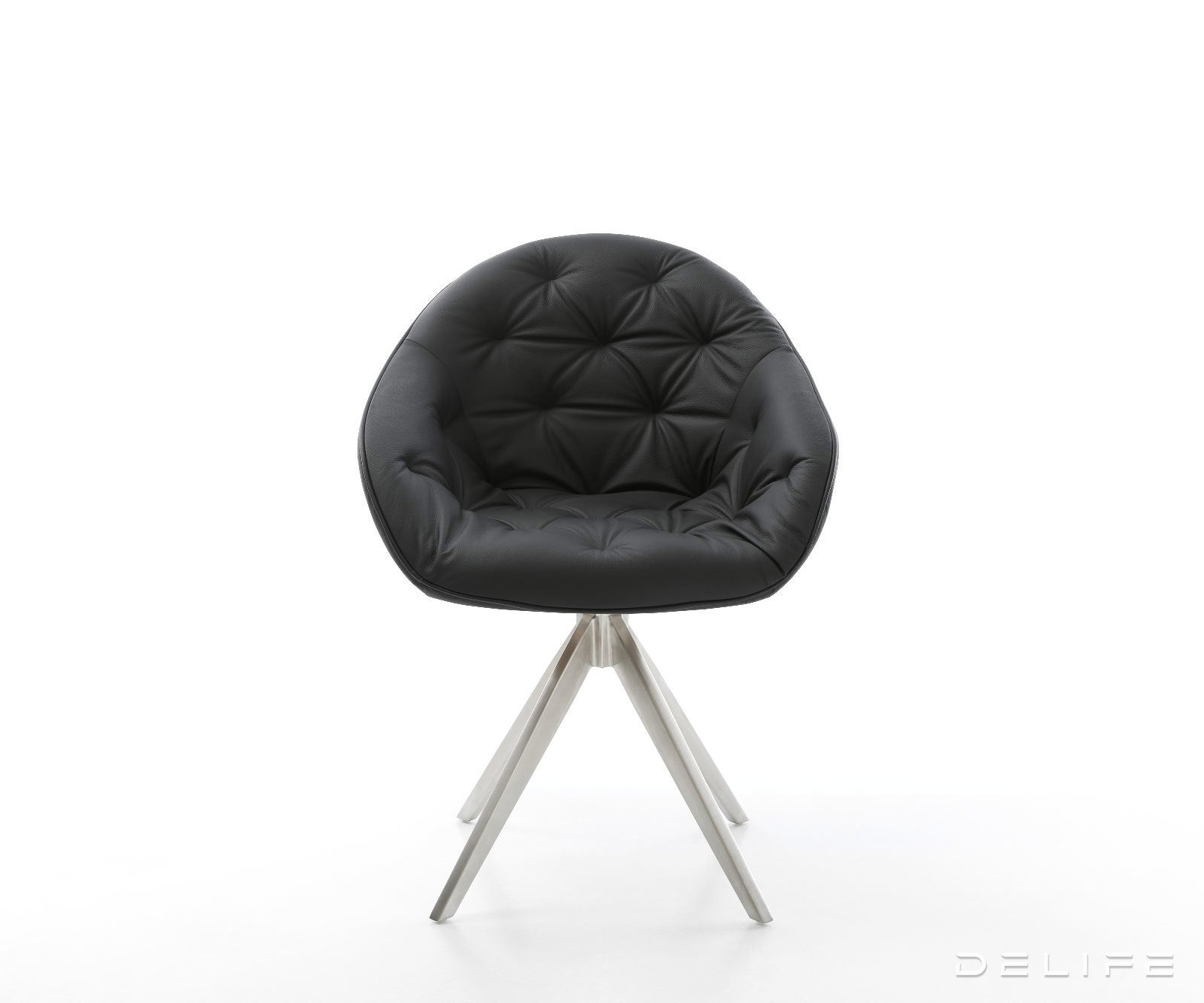 Blagovaonska stolica Gaio, Materijal: Koža