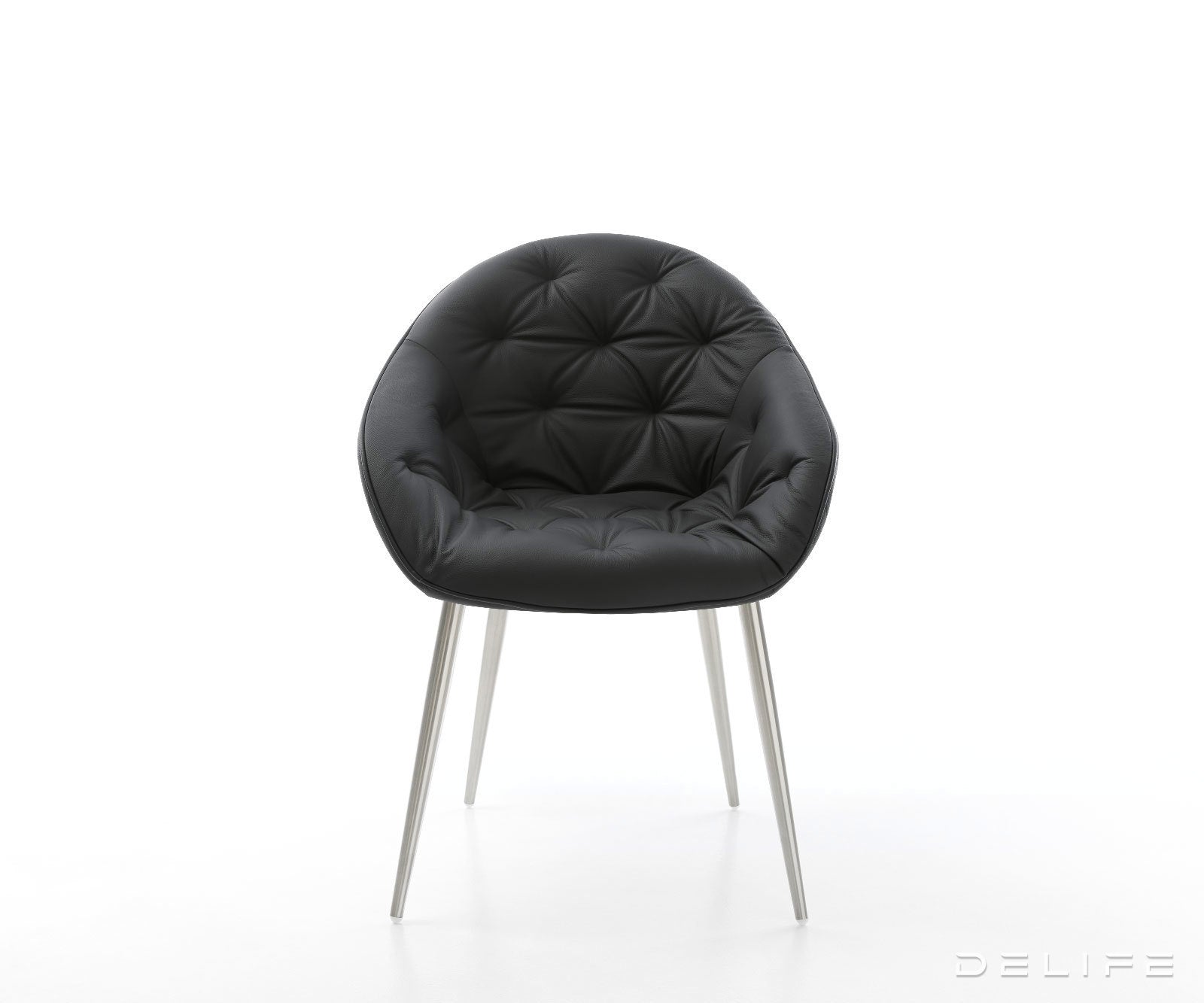 Blagovaonska stolica Gaio, Materijal: Koža