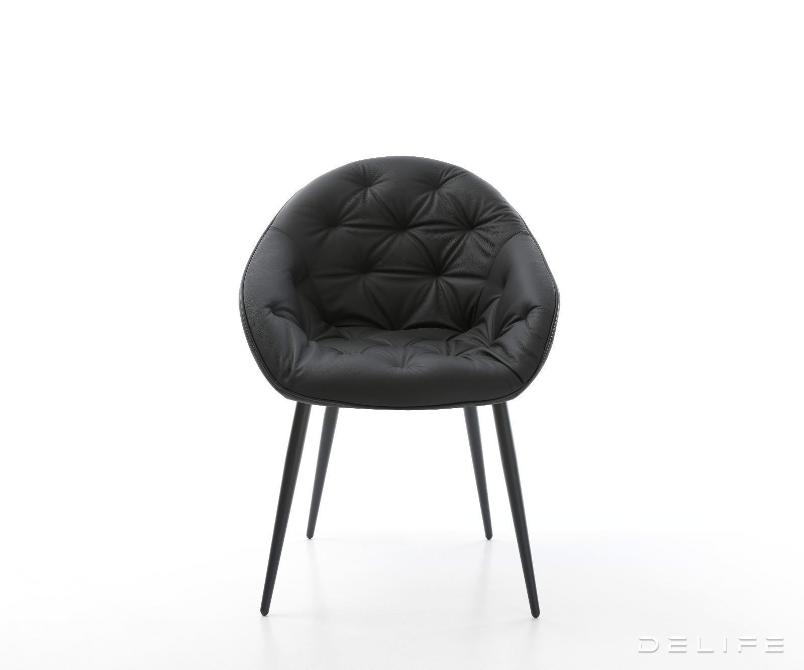 Blagovaonska stolica Gaio, Materijal: Koža