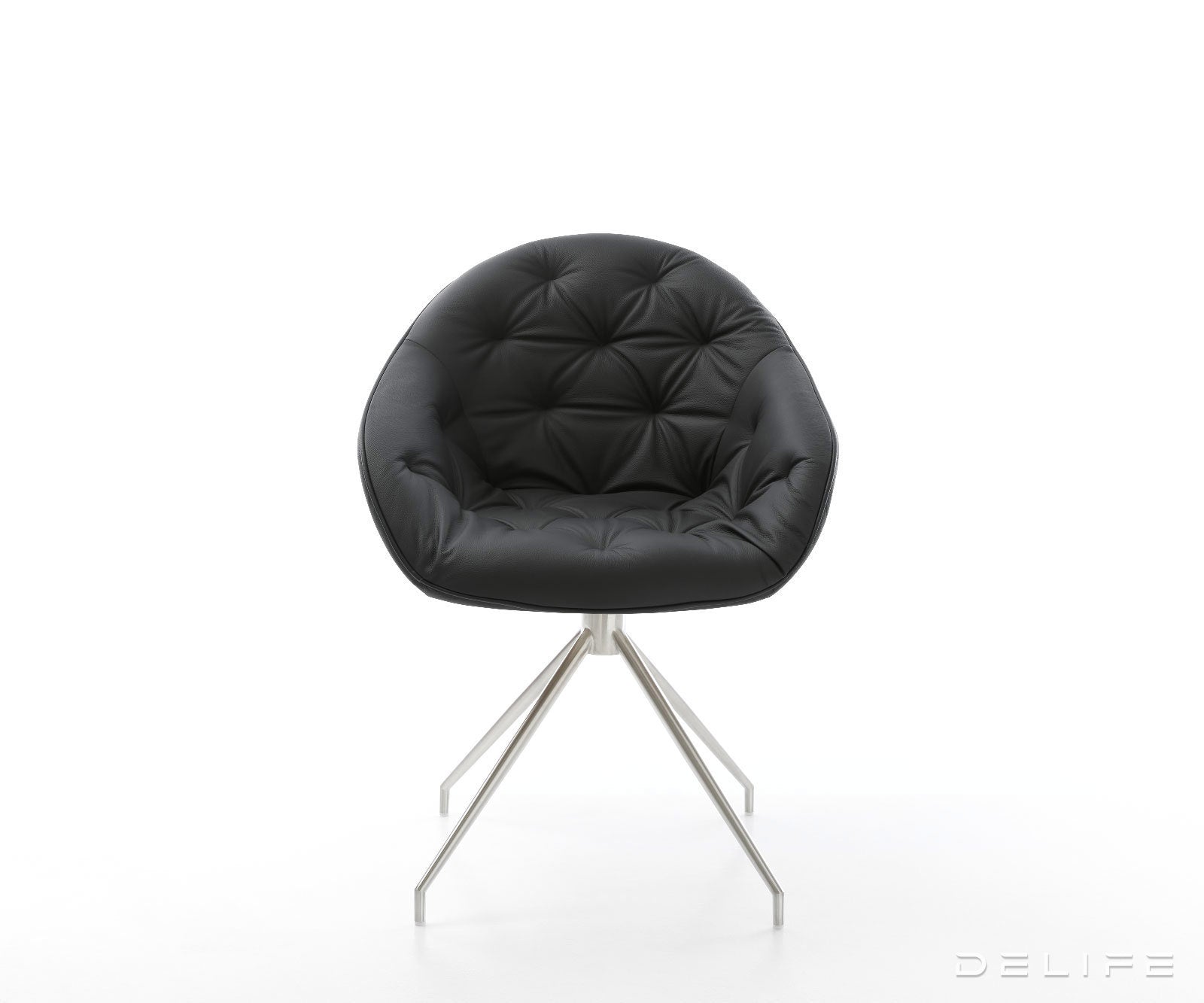 Blagovaonska stolica Gaio, Materijal: Koža