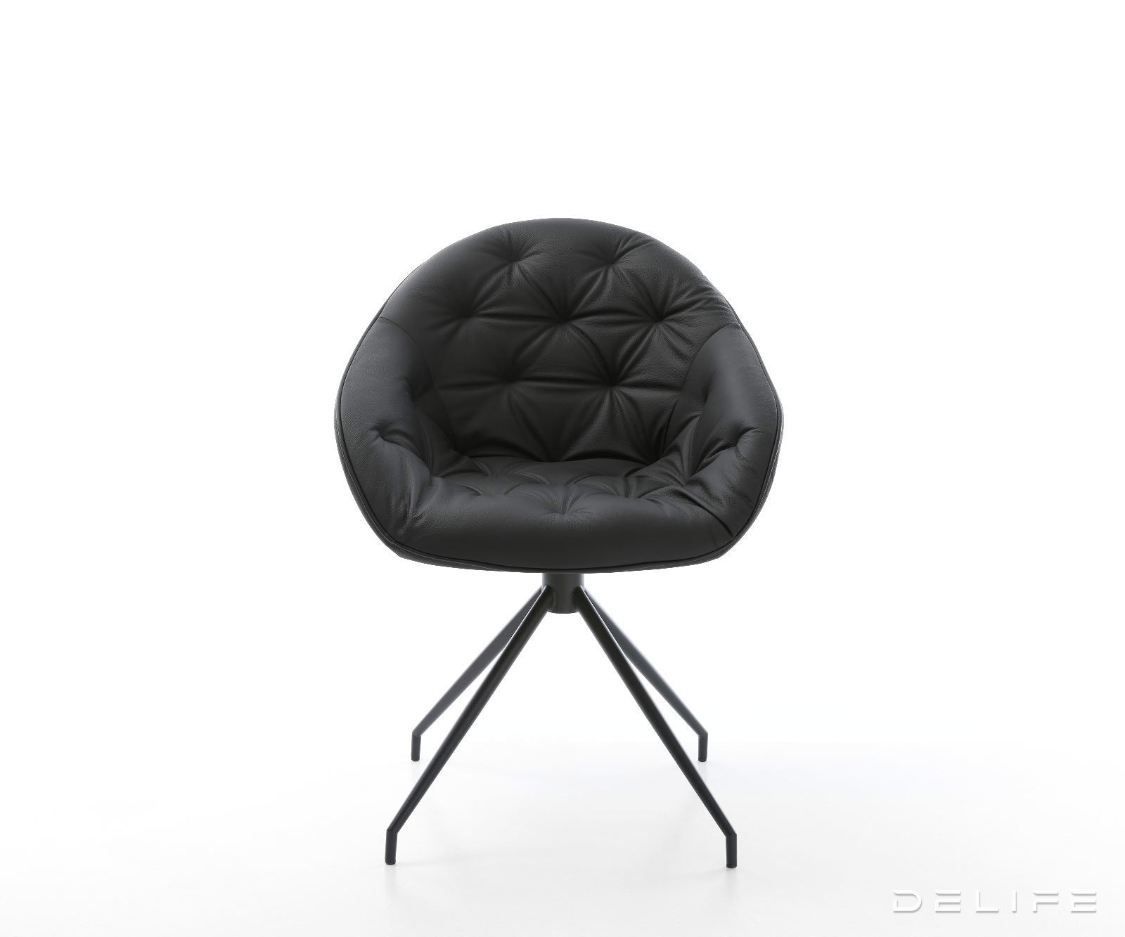 Blagovaonska stolica Gaio, Materijal: Koža