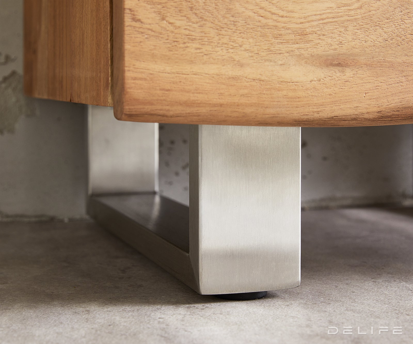 Visoka komoda Live-Edge 120x190cm, Materijal: Bagrem