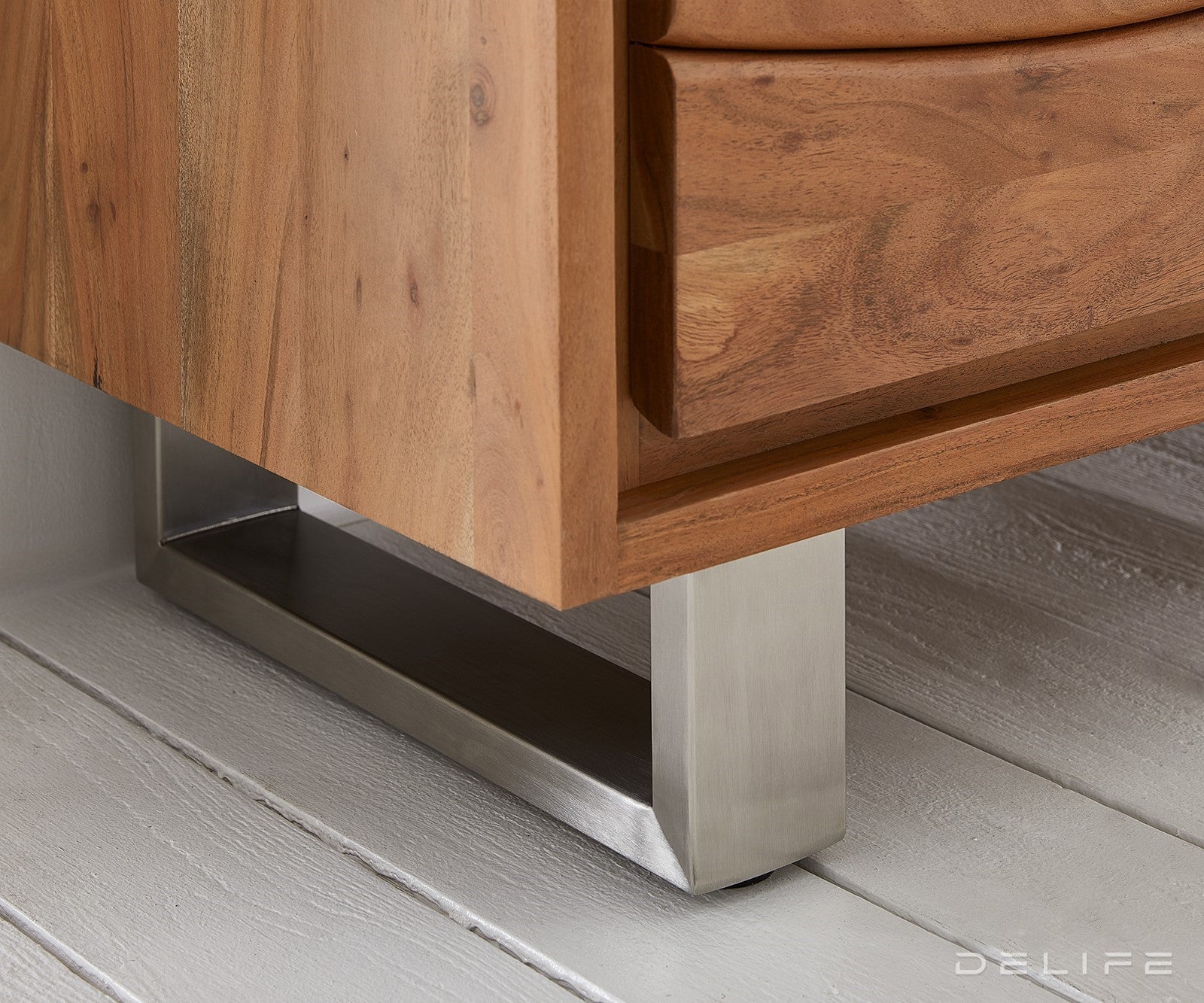 Visoka komoda Live-Edge 120x190cm, Materijal: Bagrem