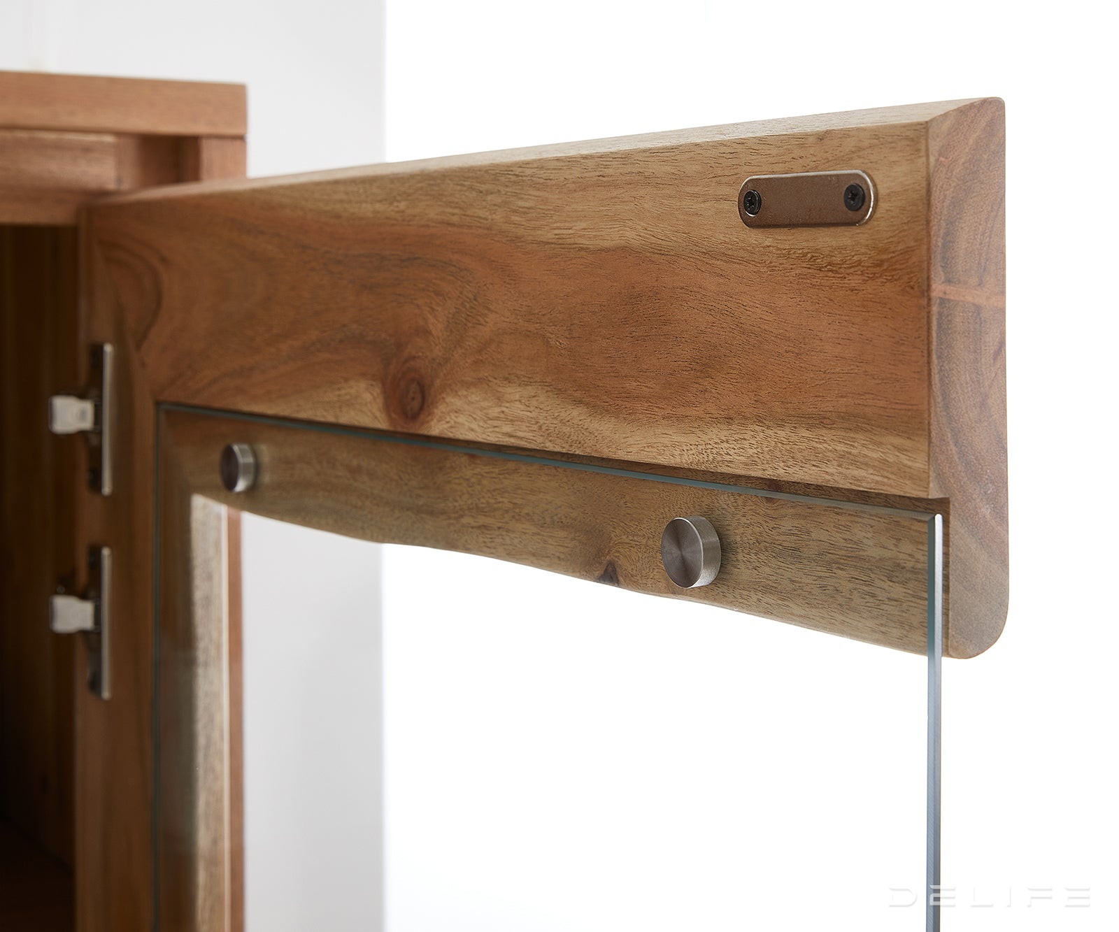 Visoka komoda Live-Edge 120x190cm, Materijal: Bagrem