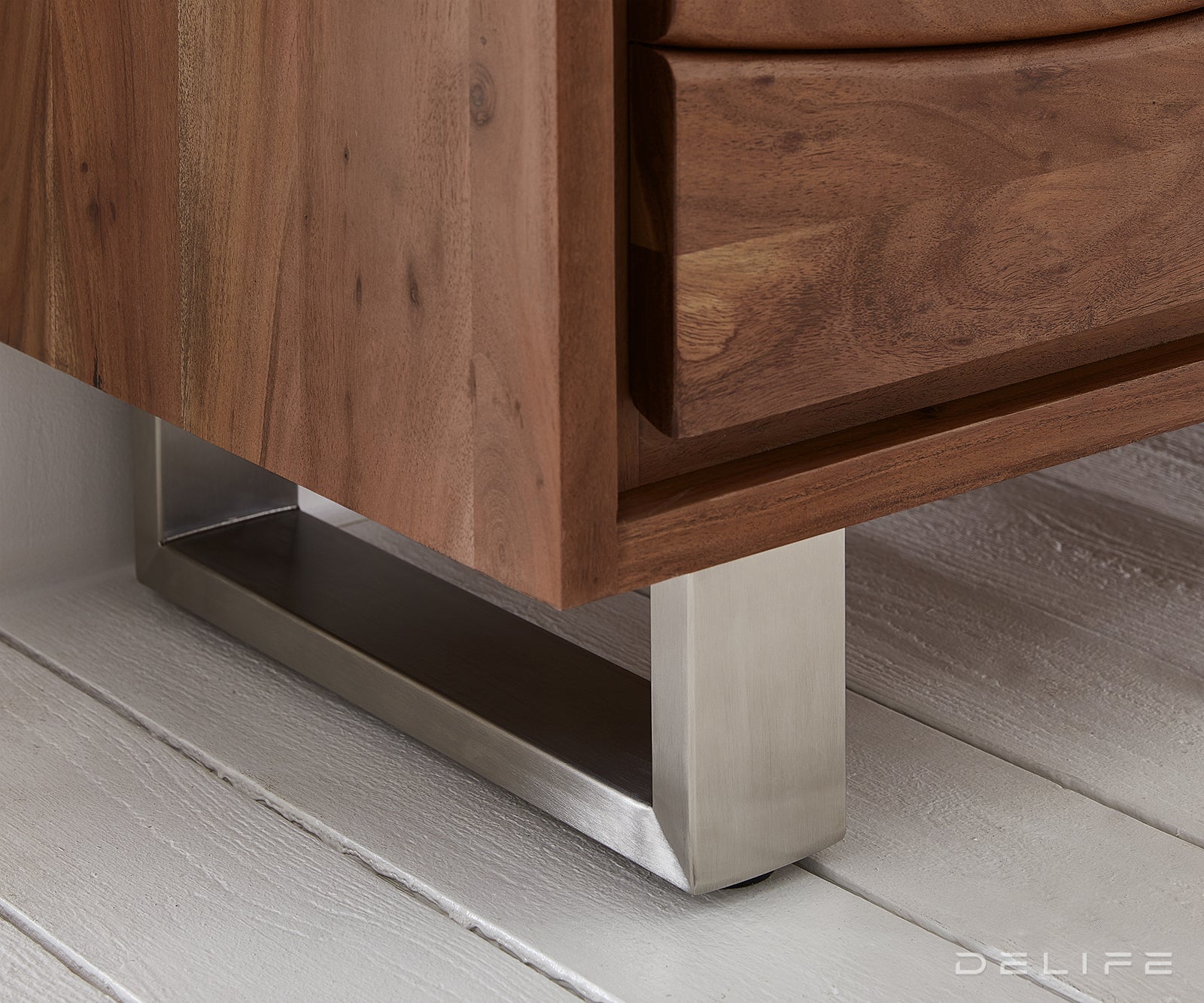 Visoka komoda Live-Edge 120x190cm, Materijal: Bagrem