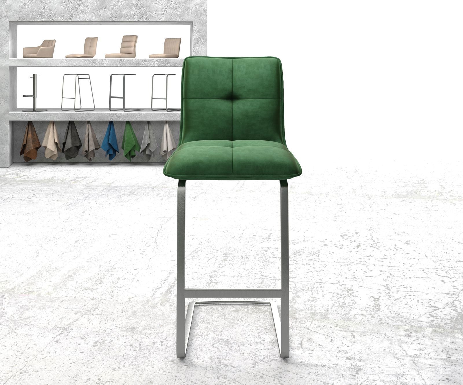 Barska stolica Maddy, Materijal: Baršun