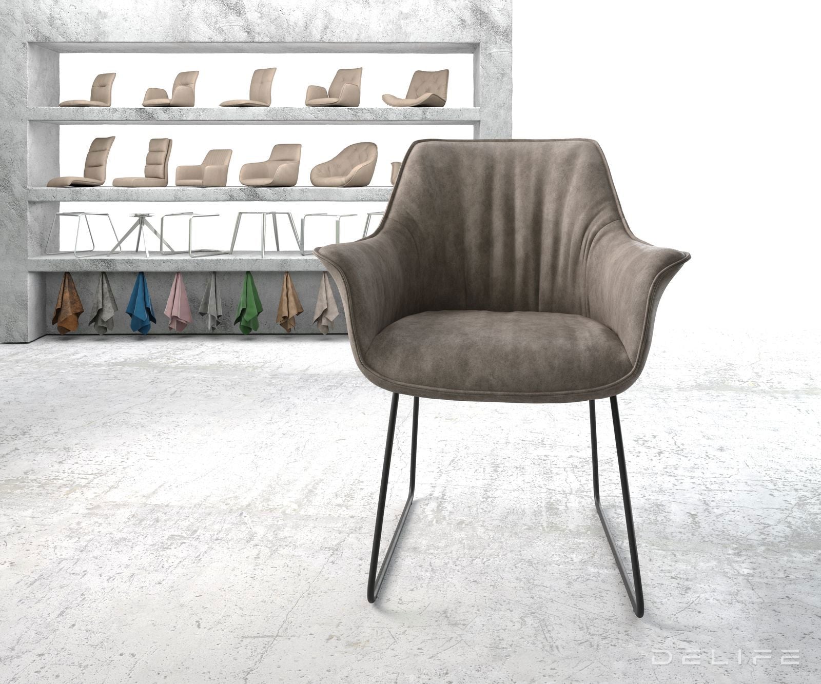 Blagovaonska stolica Keila, Materijal: Mikrofibra