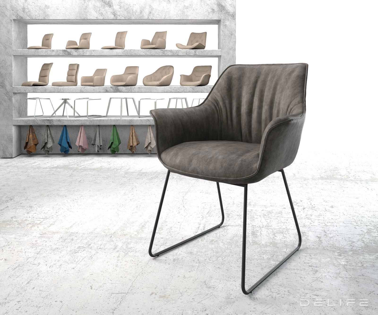 Blagovaonska stolica Keila, Materijal: Mikrofibra