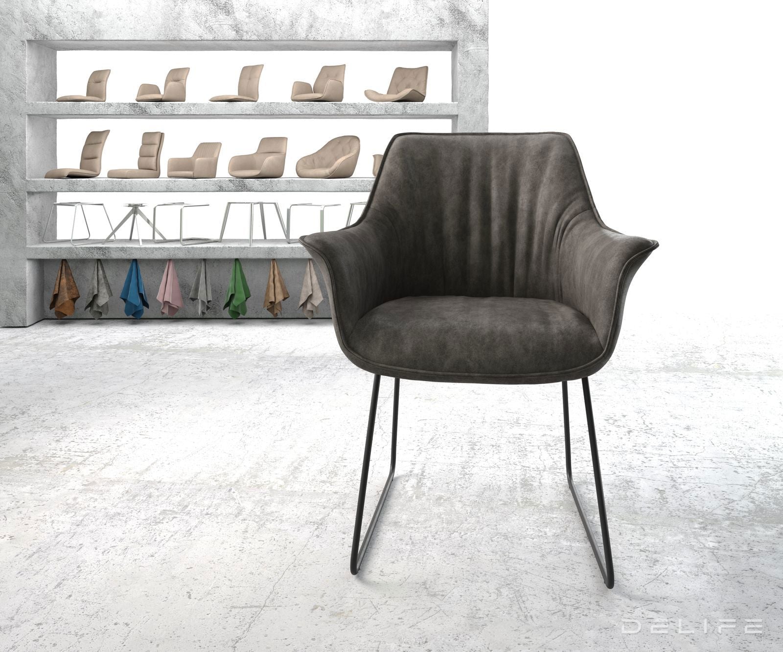 Blagovaonska stolica Keila, Materijal: Mikrofibra