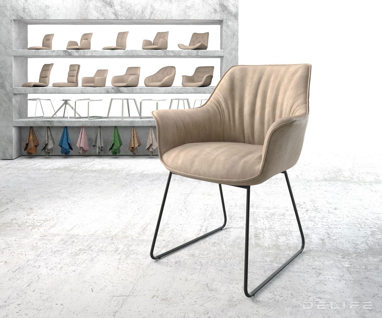 Blagovaonska stolica Keila, Materijal: Mikrofibra