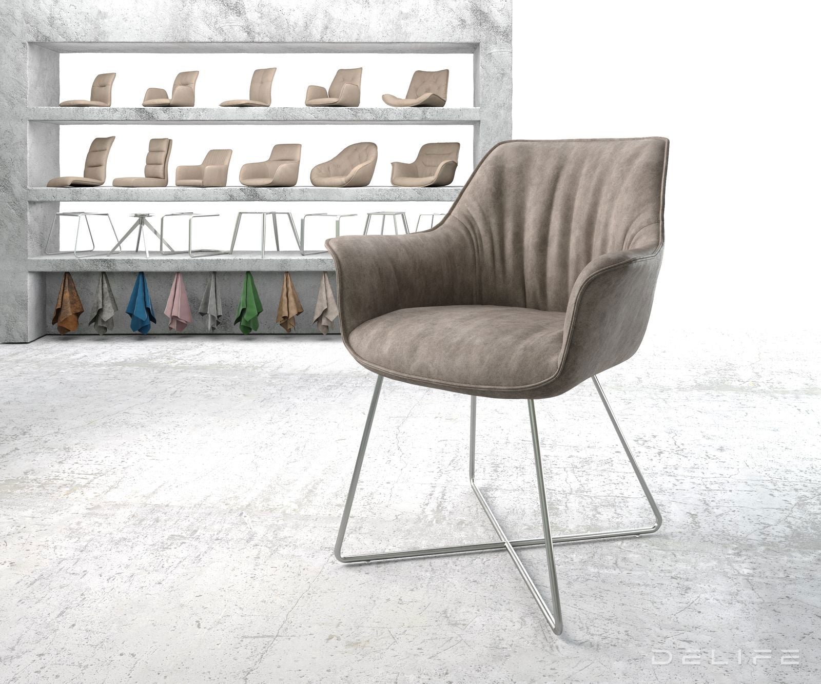 Blagovaonska stolica Keila, Materijal: Mikrofibra