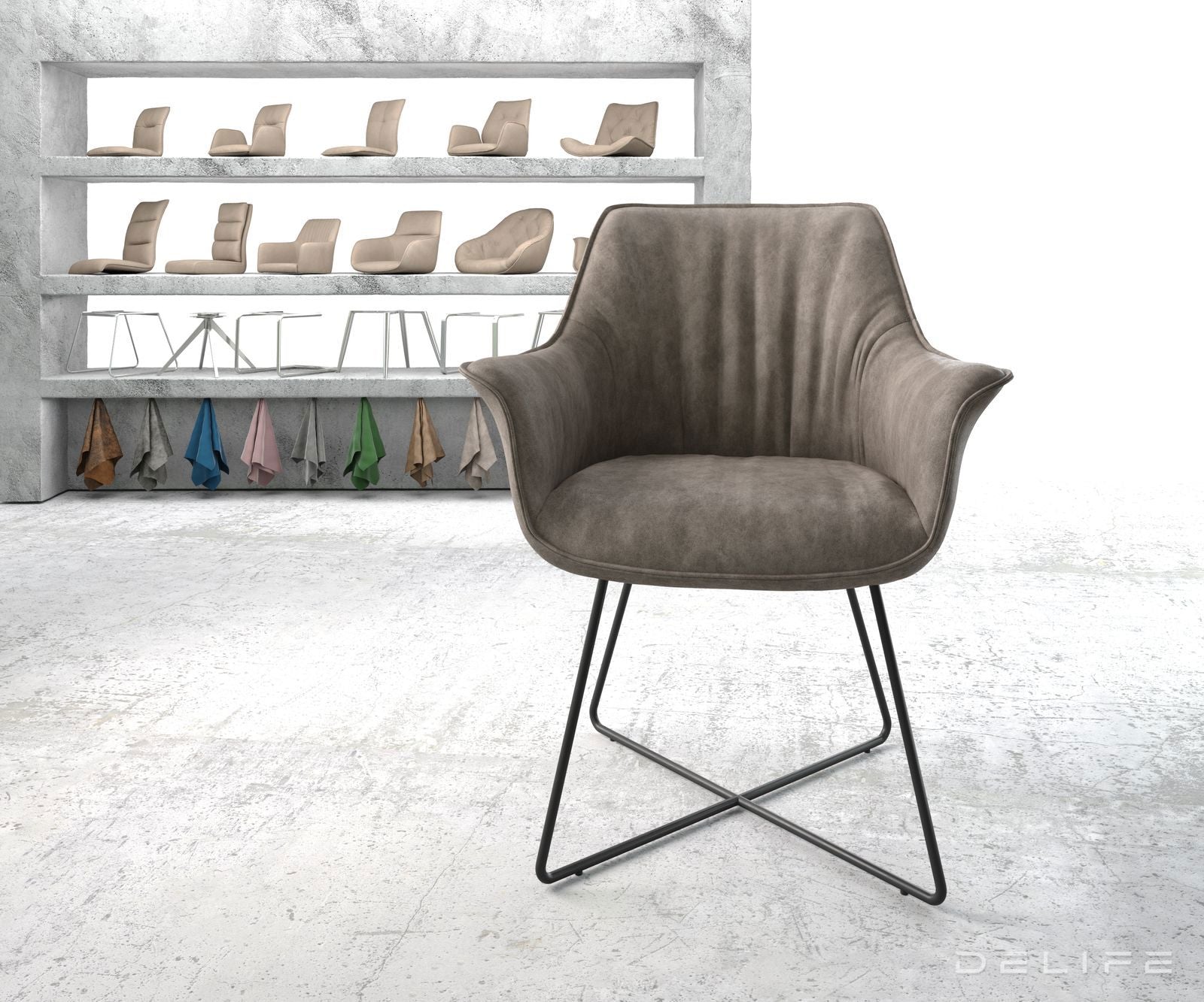 Blagovaonska stolica Keila, Materijal: Mikrofibra