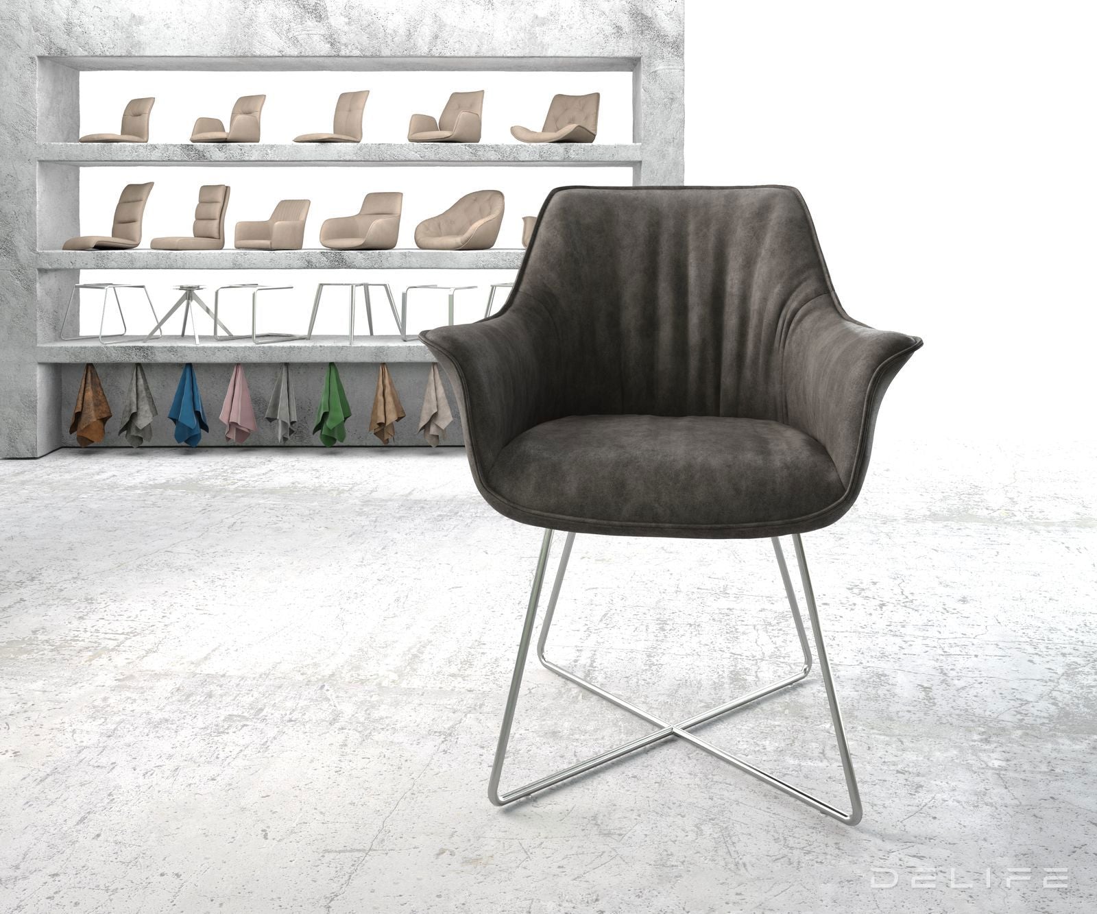 Blagovaonska stolica Keila, Materijal: Mikrofibra