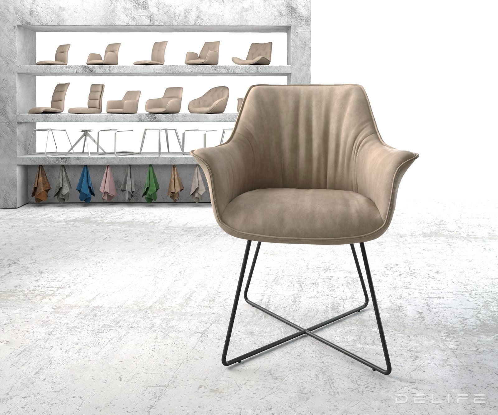 Blagovaonska stolica Keila, Materijal: Mikrofibra