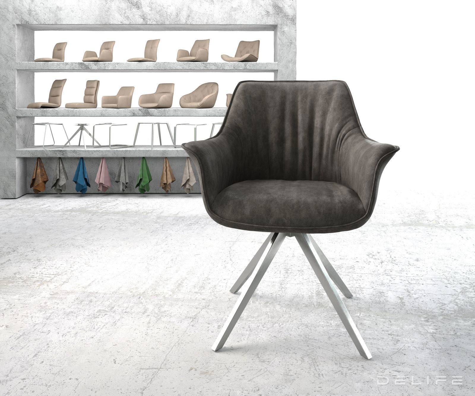 Blagovaonska stolica Keila, Materijal: Mikrofibra