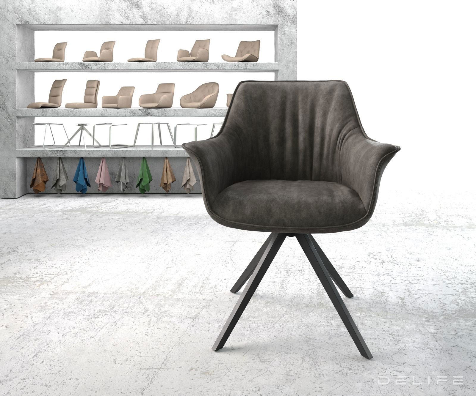 Blagovaonska stolica Keila, Materijal: Mikrofibra