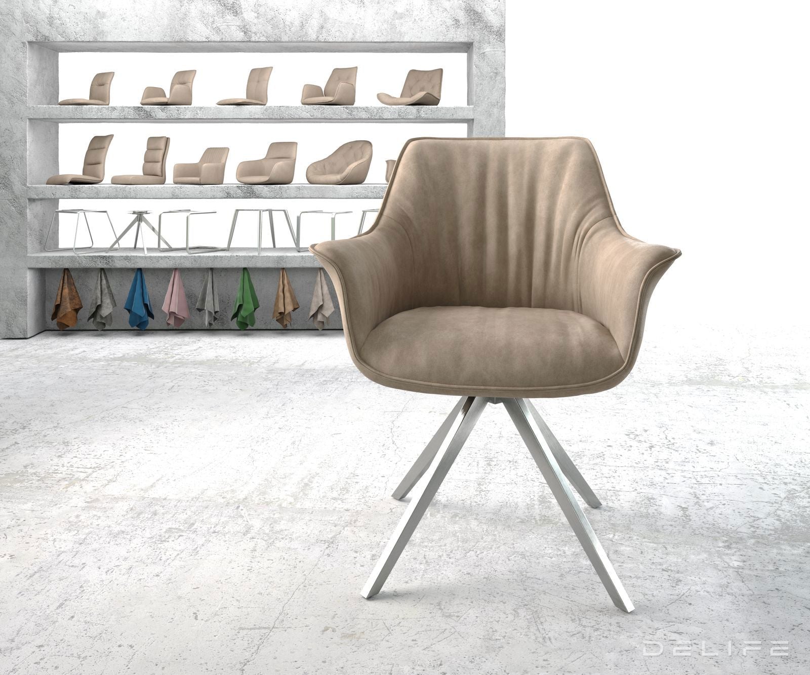 Blagovaonska stolica Keila, Materijal: Mikrofibra